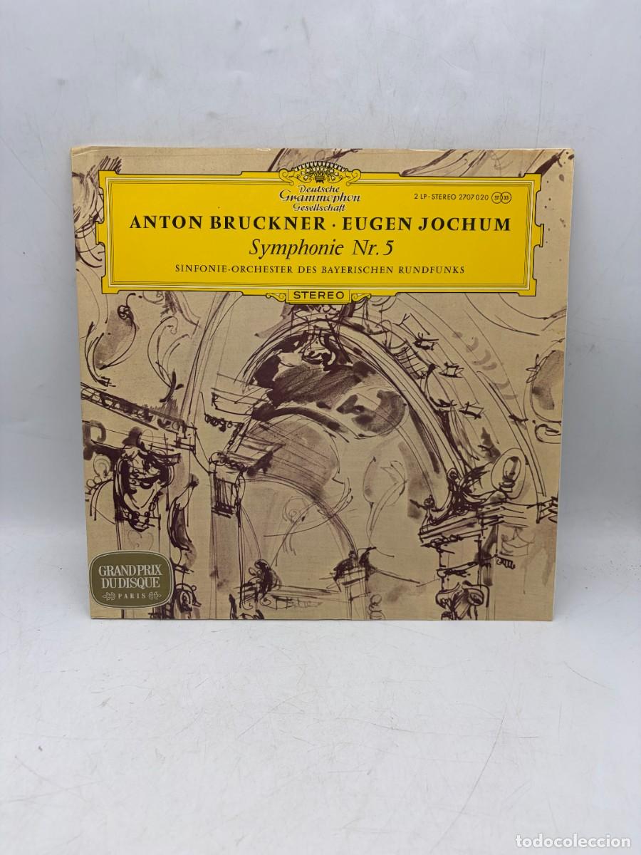 Discos de vinilo: 2 LP'S - BRUCKNER - SYMPHONIE NR. 5 - EUGEN JOCHUM / BAVARIAN RSO - DEUTSCHE GRAMMOPHON