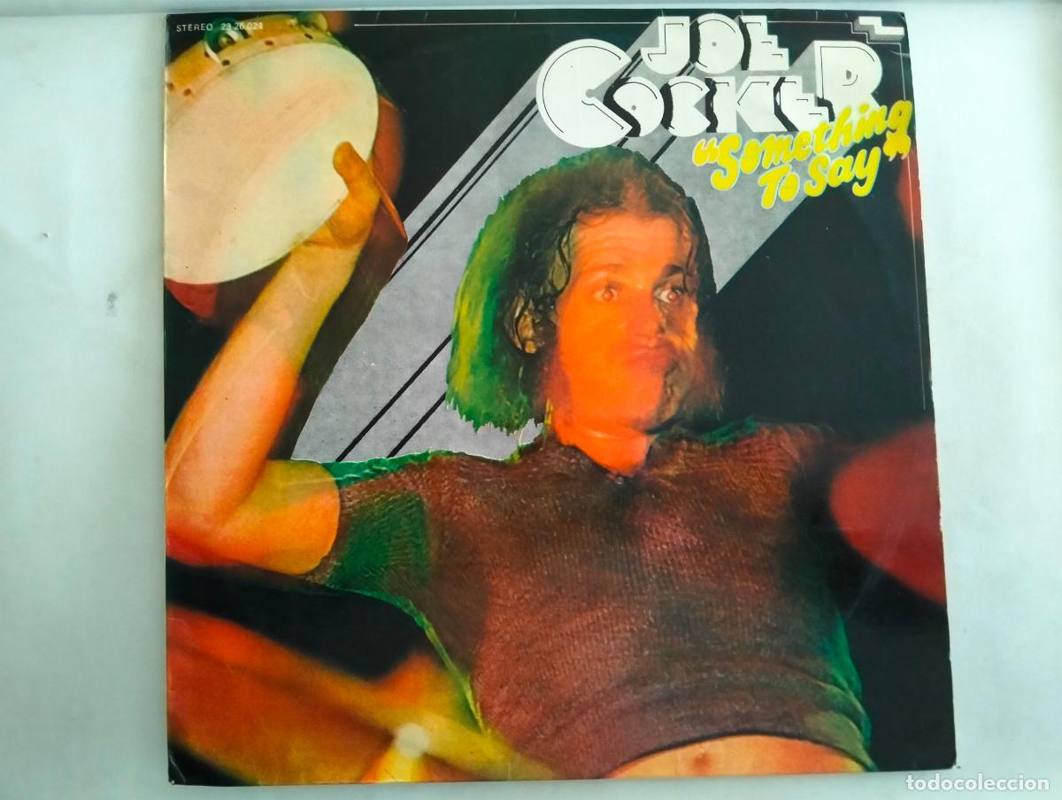 Discos de vinilo: JOE COCKER, DISCO LP SOMETHING TO SAY, EDITADO CUBE RECORDS, A&Ntilde;O 1973