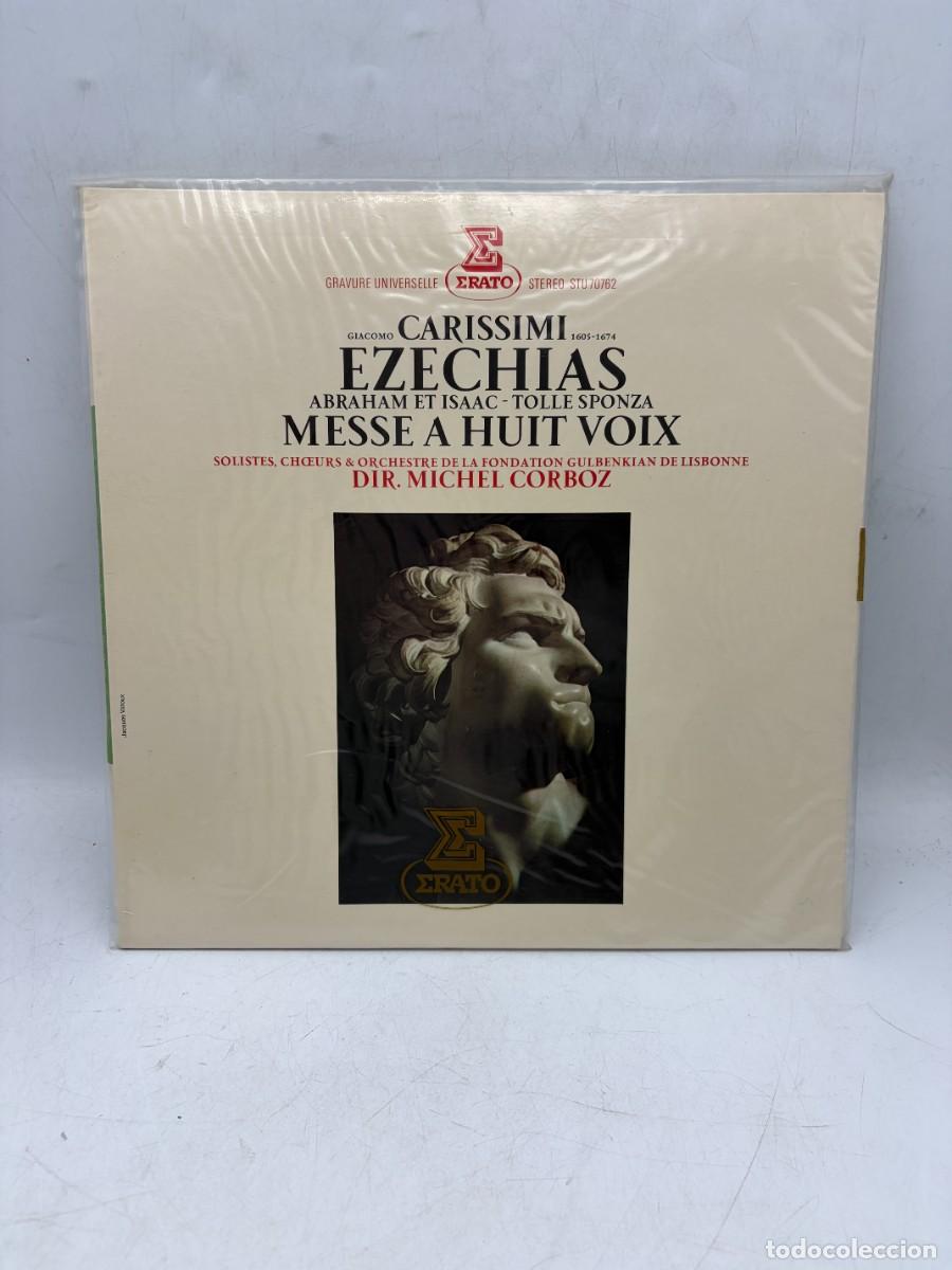 Discos de vinilo: LP - CARISSIMI - EZECHIAS / MESSE A HUIT VOIX - MICHEL CORBOZ - ERATO - STU