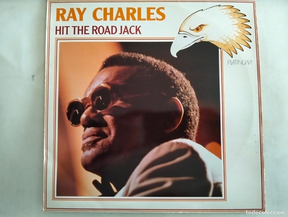 Discos de vinilo: RAY CHARLES, DISCO LP HIT THE ROAD JACK, EDITADO PLATINUM, A&Ntilde;O 1985
