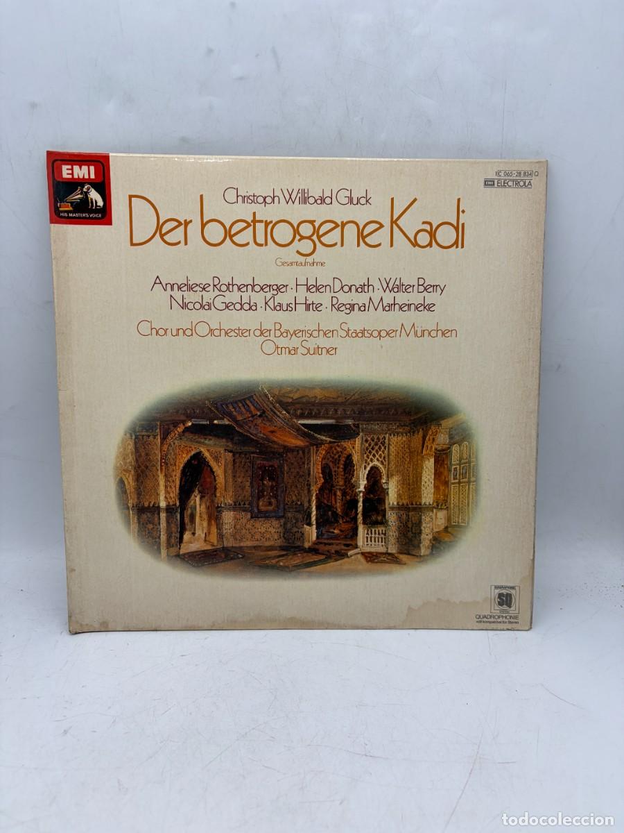 Discos de vinilo: LP - GLUCK - DER BETROGENE KADI - SUITNER / BAYERISCHE STAATSOPER - EMI ELECTROLA