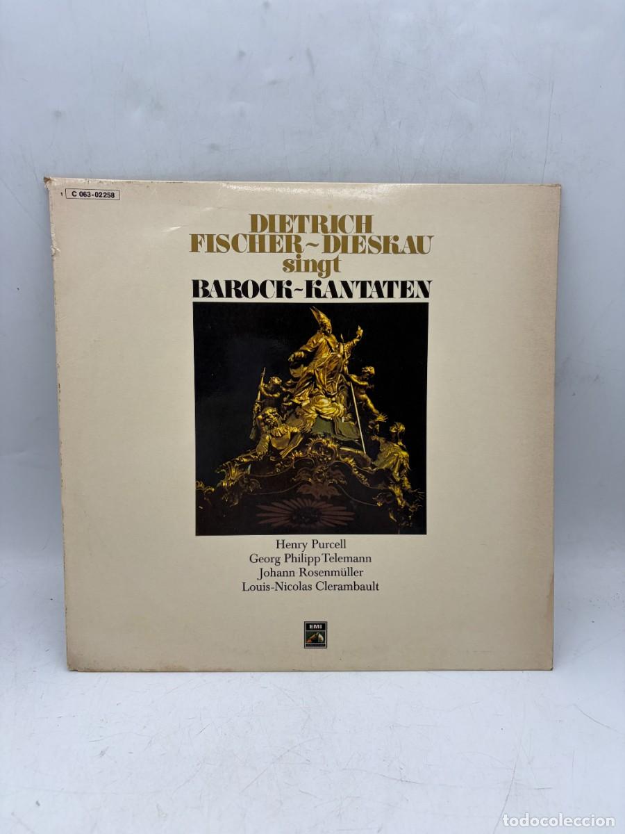 Discos de vinilo: LP - FISCHER-DIESKAU - BAROCK-KANTATEN (PURCELL / TELEMANN / ROSENM&Uuml;LLER / CLERAMBAULT) - EMI