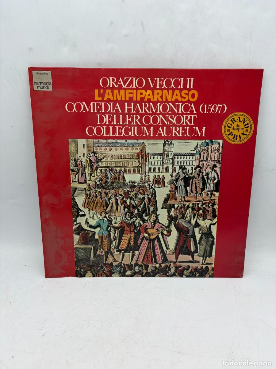 Discos de vinilo: LP - ORAZIO VECCHI - L'AMFIPARNASO - DELLER CONSORT / COLLEGIUM AUREUM - DEUTSCHE HARMONIA MUNDI