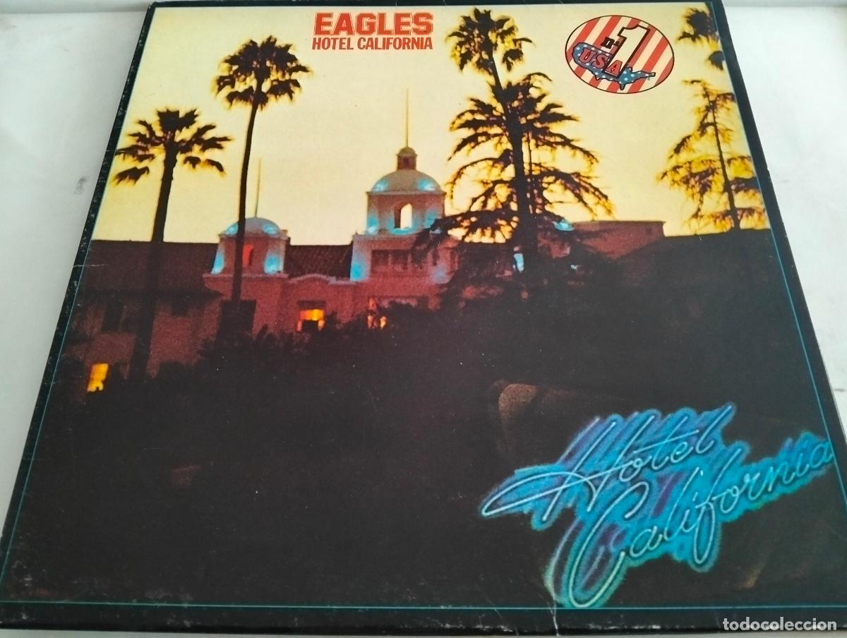 Discos de vinilo: EAGLES, DISCO LP HOTEL CALIFORNIA, EDITADO ASILUM RECORDS, A&Ntilde;O 1982