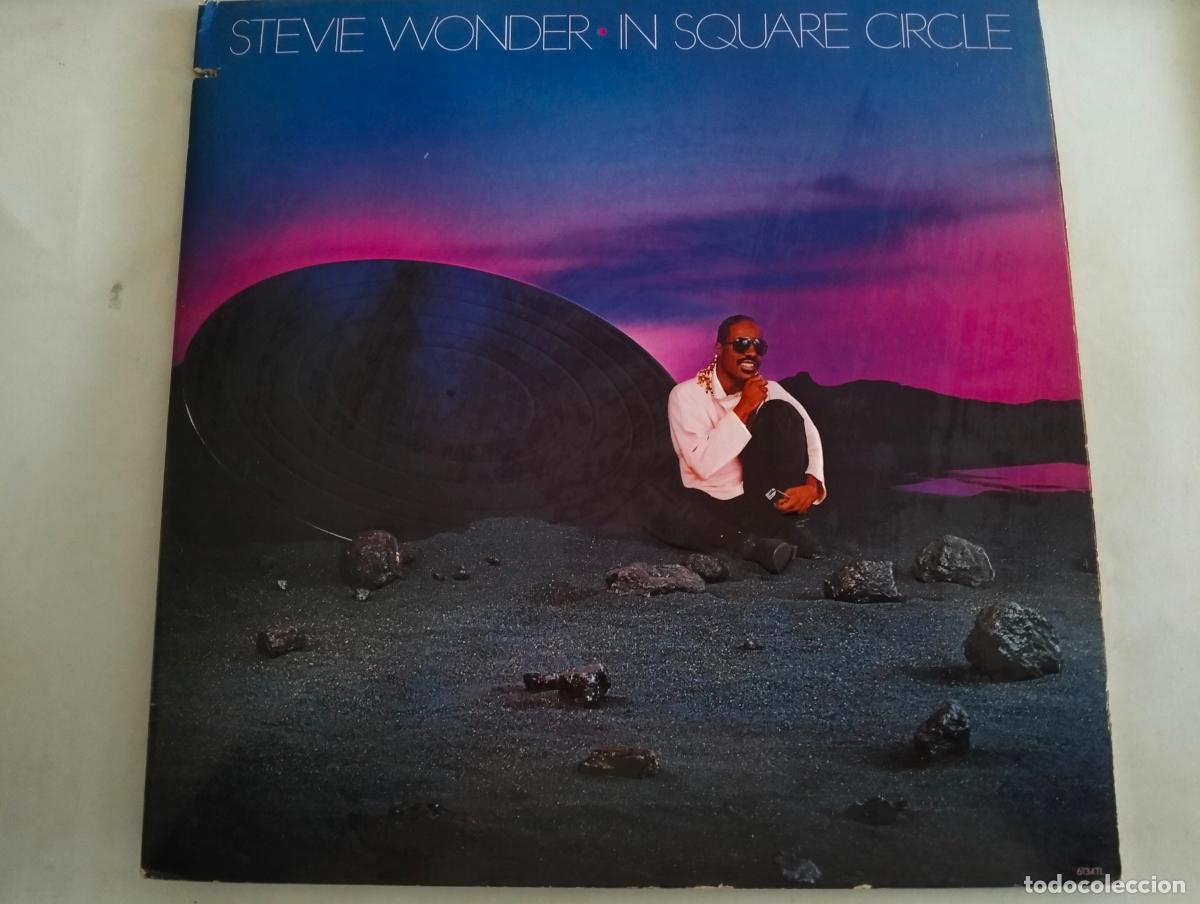 Discos de vinilo: STEVIE WONDER, DISCO LP IN SQUARE CIRCULE, EDITADO MOTOWN RECORDS, A&Ntilde;O 1985
