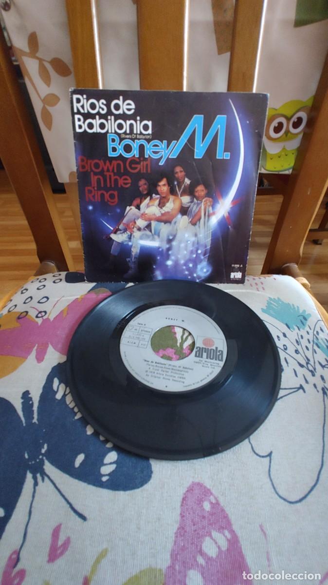Discos de vinilo: BONEY M-SINGLE RIOS DE BABILONIA