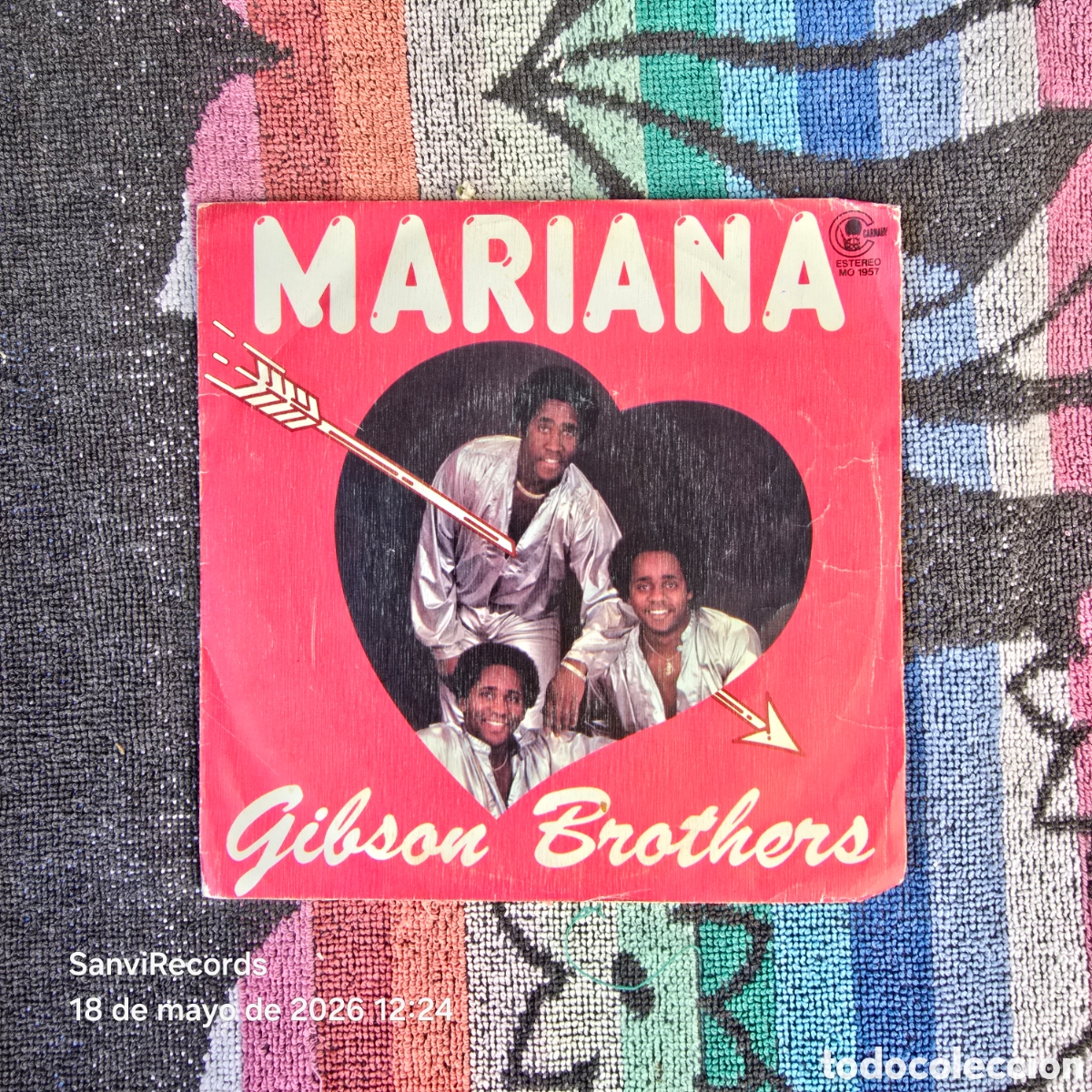 Discos de vinilo: [SINGLE] GIBSON BROTHERS: MARIANA - ALL I EVER WANT IS YOU (CARNABY) (1980)