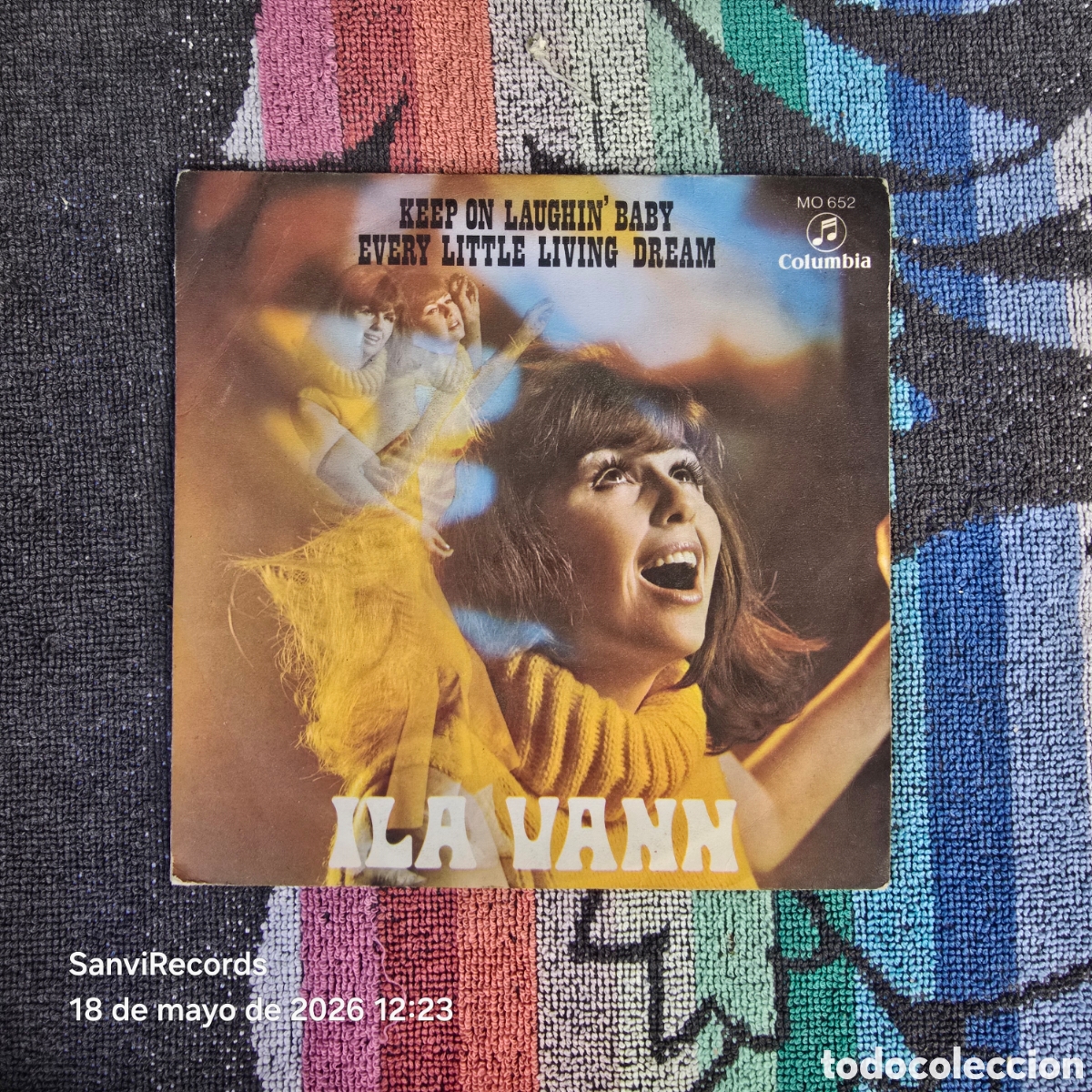Discos de vinilo: [SINGLE] ILA VANN: KEEP ON LAUGHIN' BABY - EVERY LITTLE LIVING DREAM (COLUMBIA) (1969)