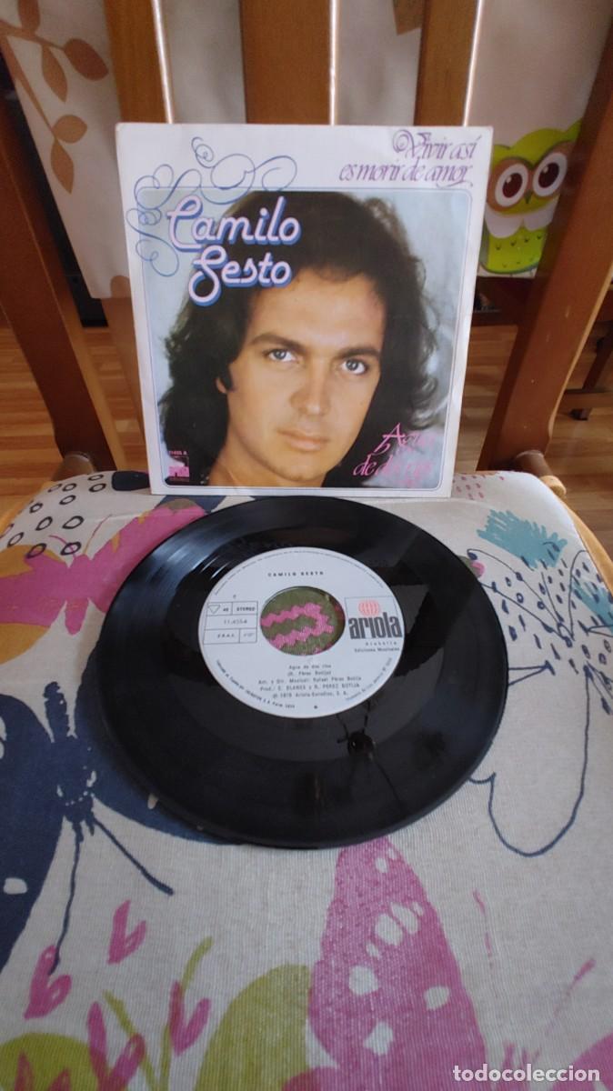 Discos de vinilo: CAMILO SESTO-SINGLE VIVIR ASI ES MORIR DE AMOR