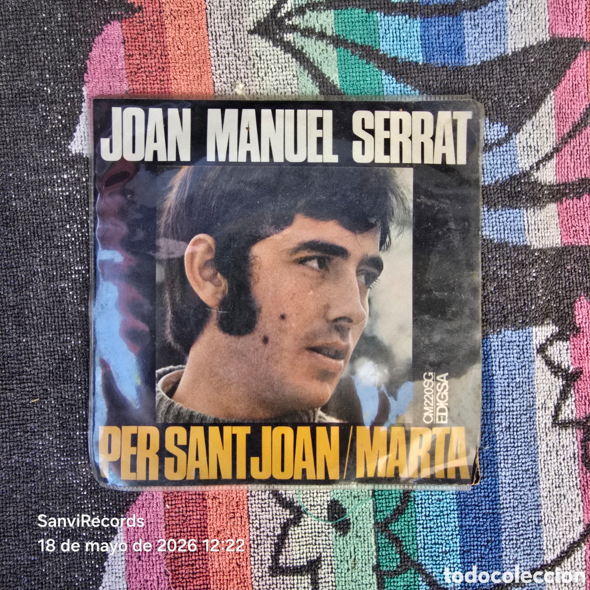 Discos de vinilo: [SINGLE] JOAN MANUEL SERRAT: PER SANT JOAN - MARTA (EDIGSA) (1968)