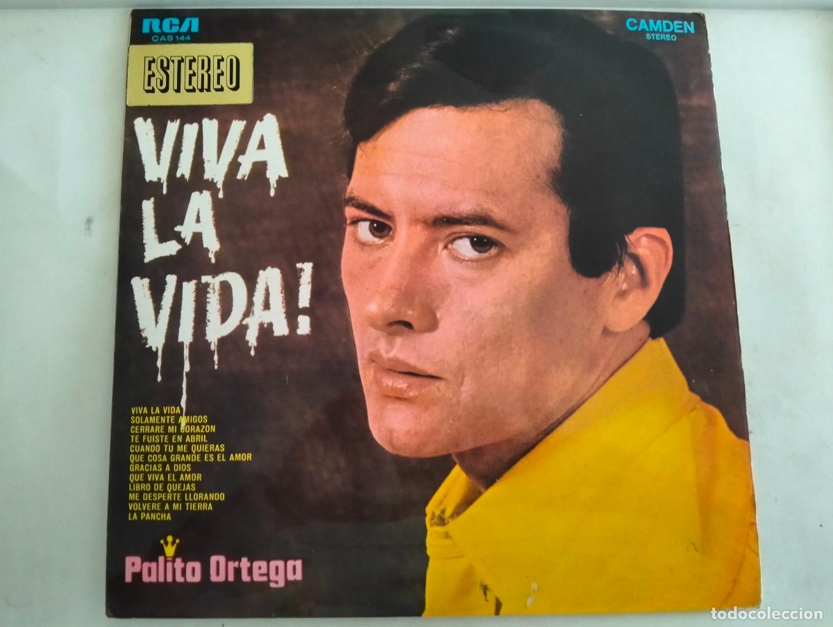 Discos de vinilo: PALITO ORTEGA, DISCO LP VIVA LA VIDA, EDITADO RCA, A&Ntilde;O 1969