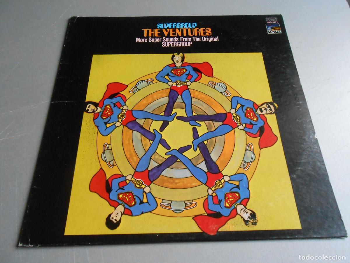 Discos de vinilo: THE VENTURES - SUPERGROUP -, LP, NIGHT DRIVE + 9, A&Ntilde;O 1969, SUNSET, SUS-5271, MADE IN USA