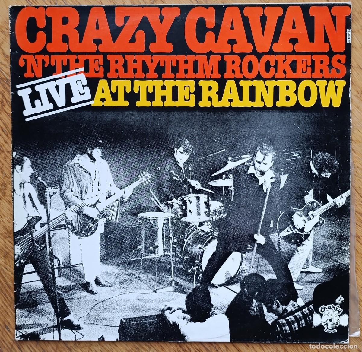 Discos de vinilo: CRAZY CAVAN'N'THE RHYTHM ROCKERS -LIVE AT THE RAINBOW LP EDICION ESPA&Ntilde;OLA - ROCKABILLY
