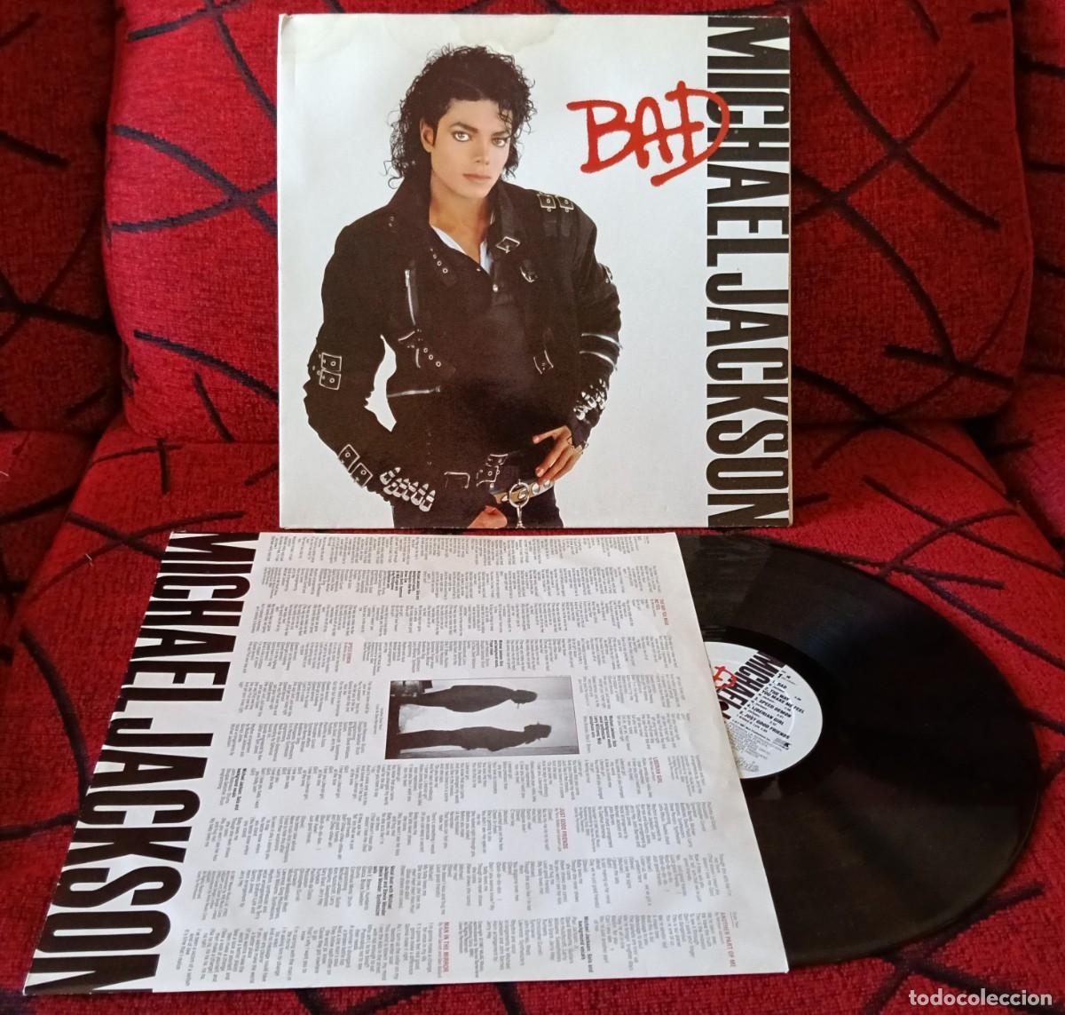 Vinyl records: MICHAEL JACKSON ** Bad ** VINILO LP ORIGINAL 1987 CON ENCARTE