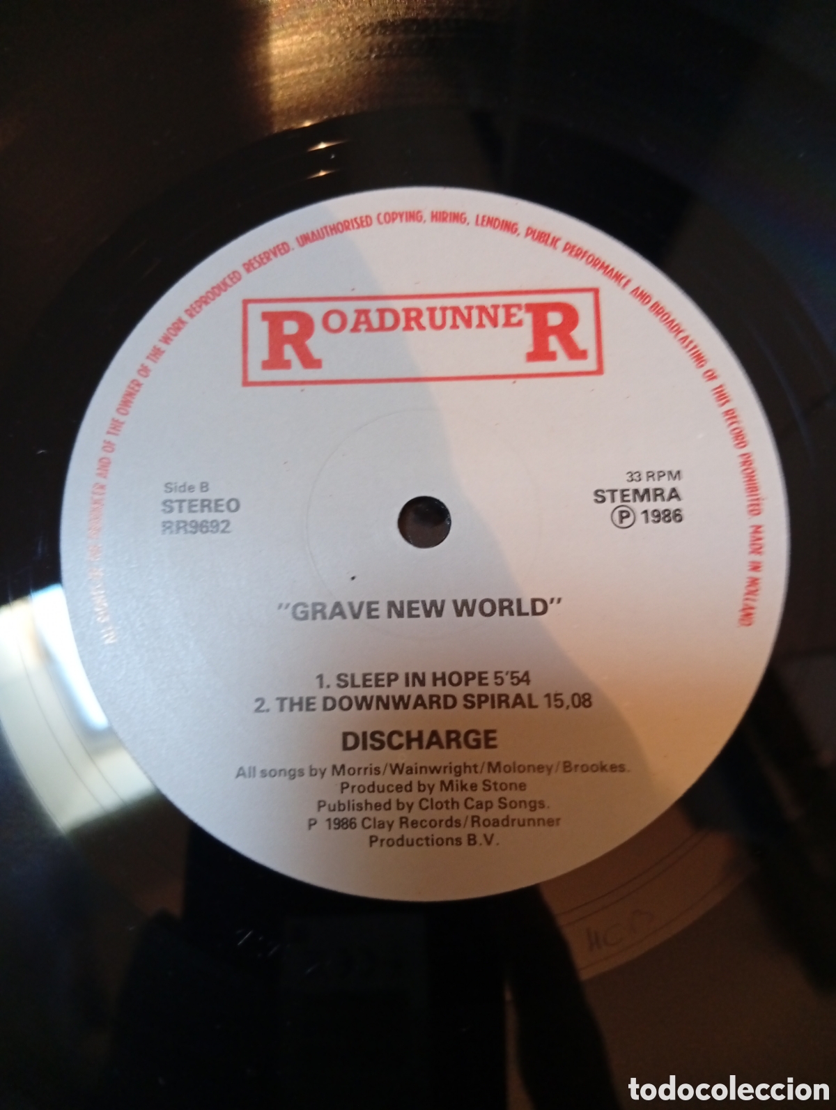Discos de vinilo: Discharge ?Grave New World - Foto 6