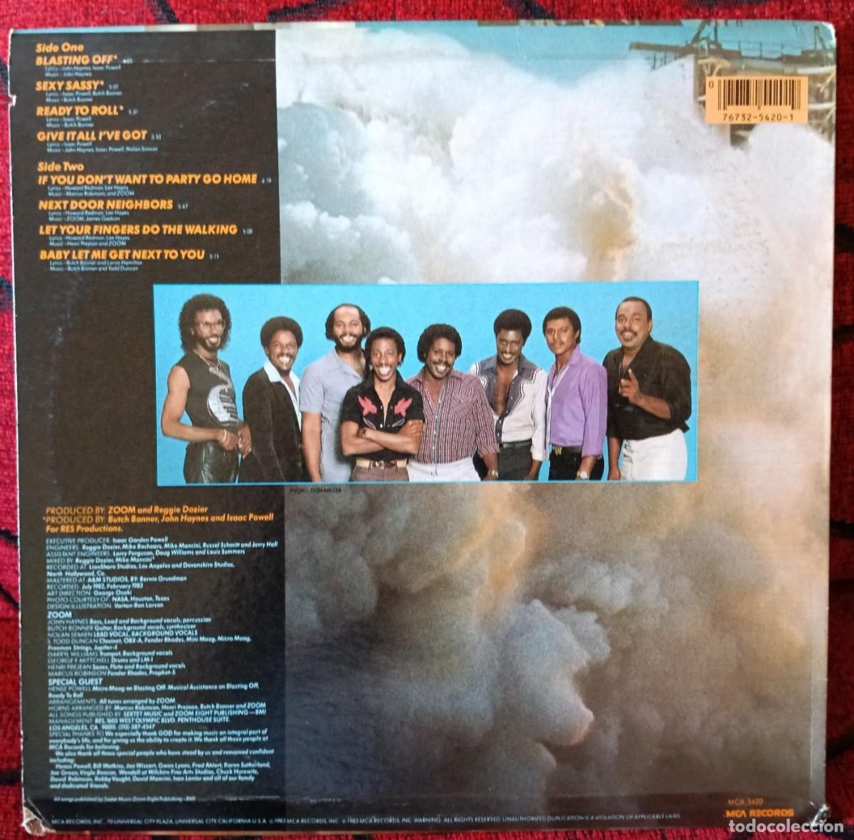 Discos de vinilo: ZOOM ** Blasting Off ** VINILO LP 1983 USA - Foto 2