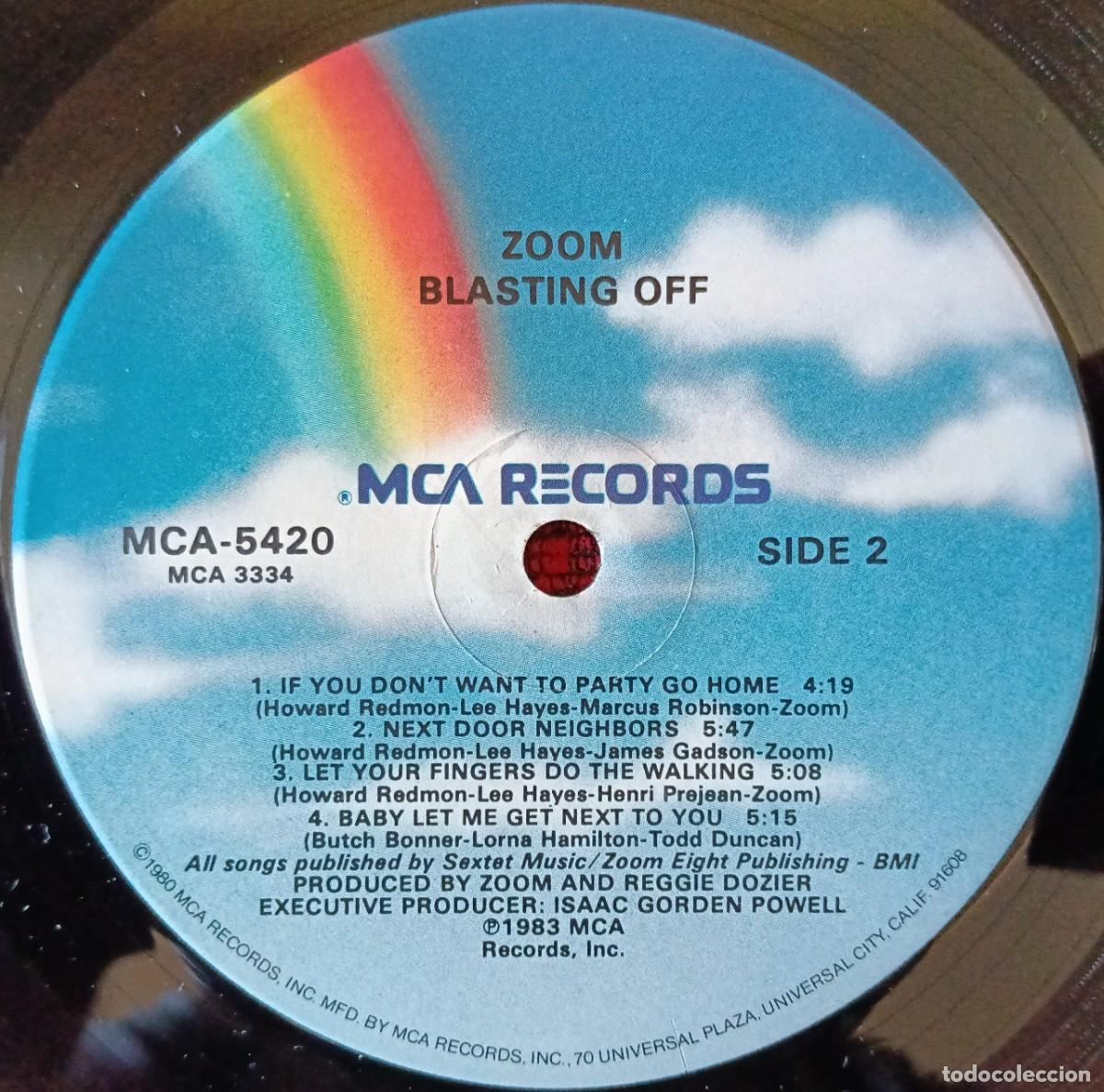 Discos de vinilo: ZOOM ** Blasting Off ** VINILO LP 1983 USA - Foto 4