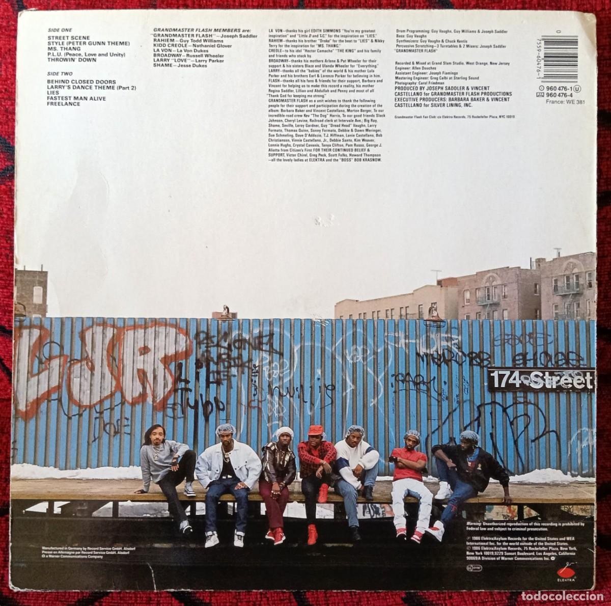 Discos de vinilo: GRANDMASTER FLASH ** The Source ** VINILO LP ALEMANIA 1986 - Foto 2