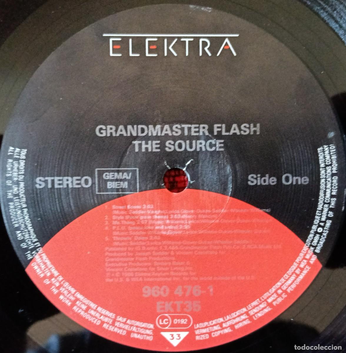 Discos de vinilo: GRANDMASTER FLASH ** The Source ** VINILO LP ALEMANIA 1986 - Foto 3