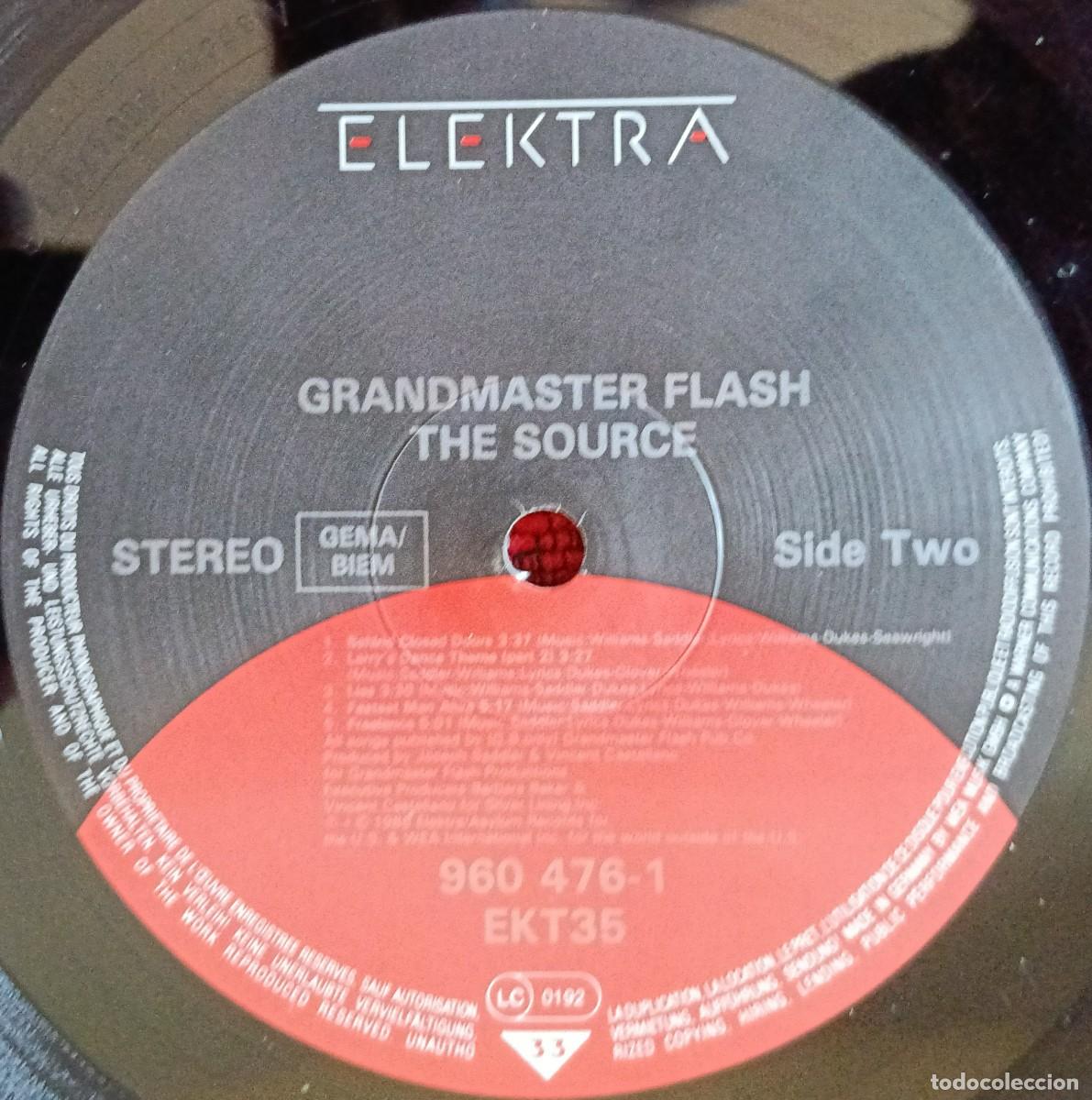 Discos de vinilo: GRANDMASTER FLASH ** The Source ** VINILO LP ALEMANIA 1986 - Foto 4