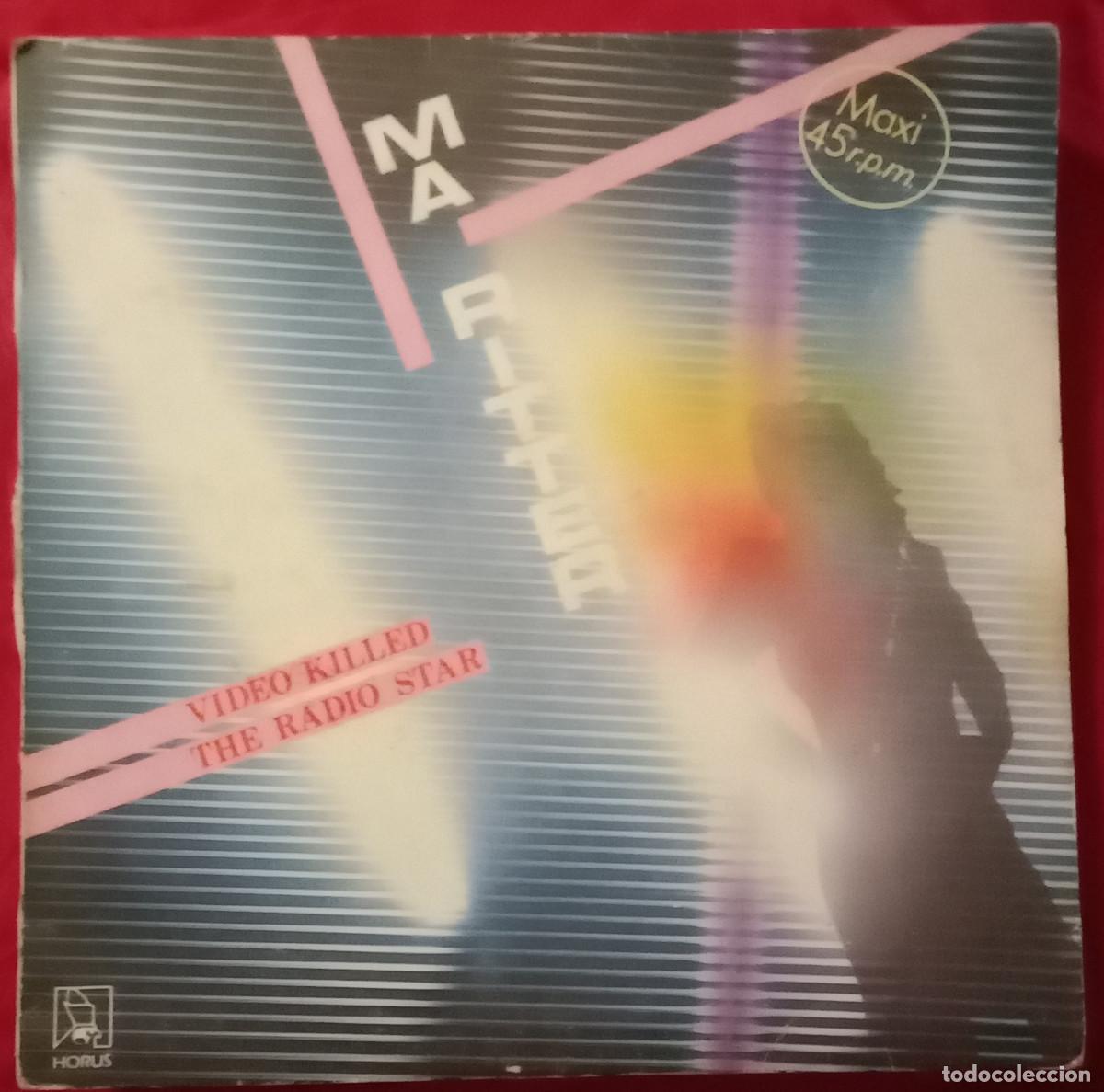 Discos de vinilo: Video Killed The Radio Star / You Are The One - MA RITTER - Maxi Single - Edit. ORUS. 1988