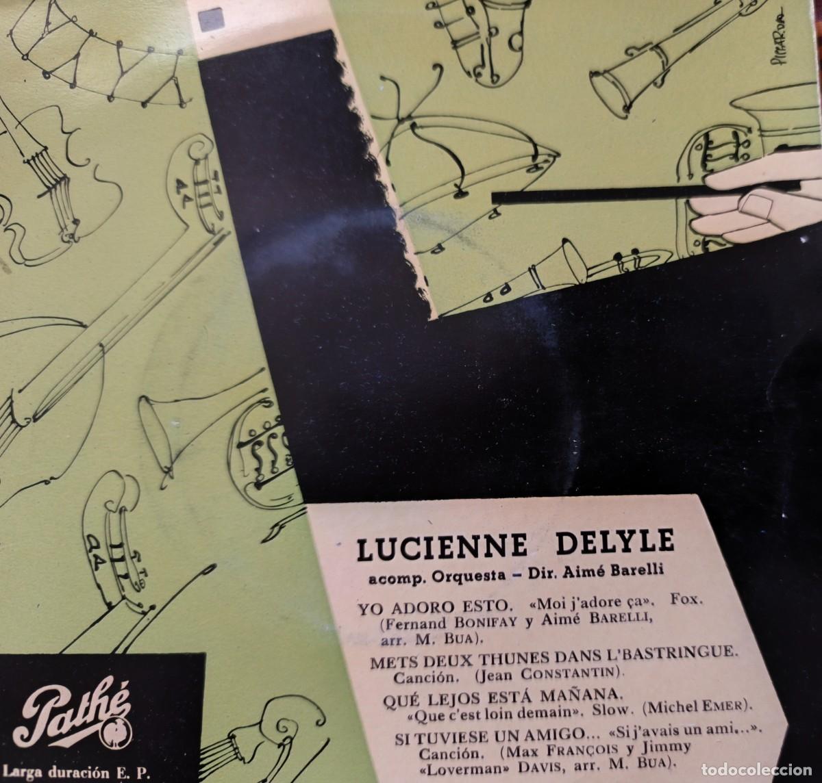 Discos de vinilo: Lucienne Delyle y Orquesta dirigida por Aim&eacute; Barell