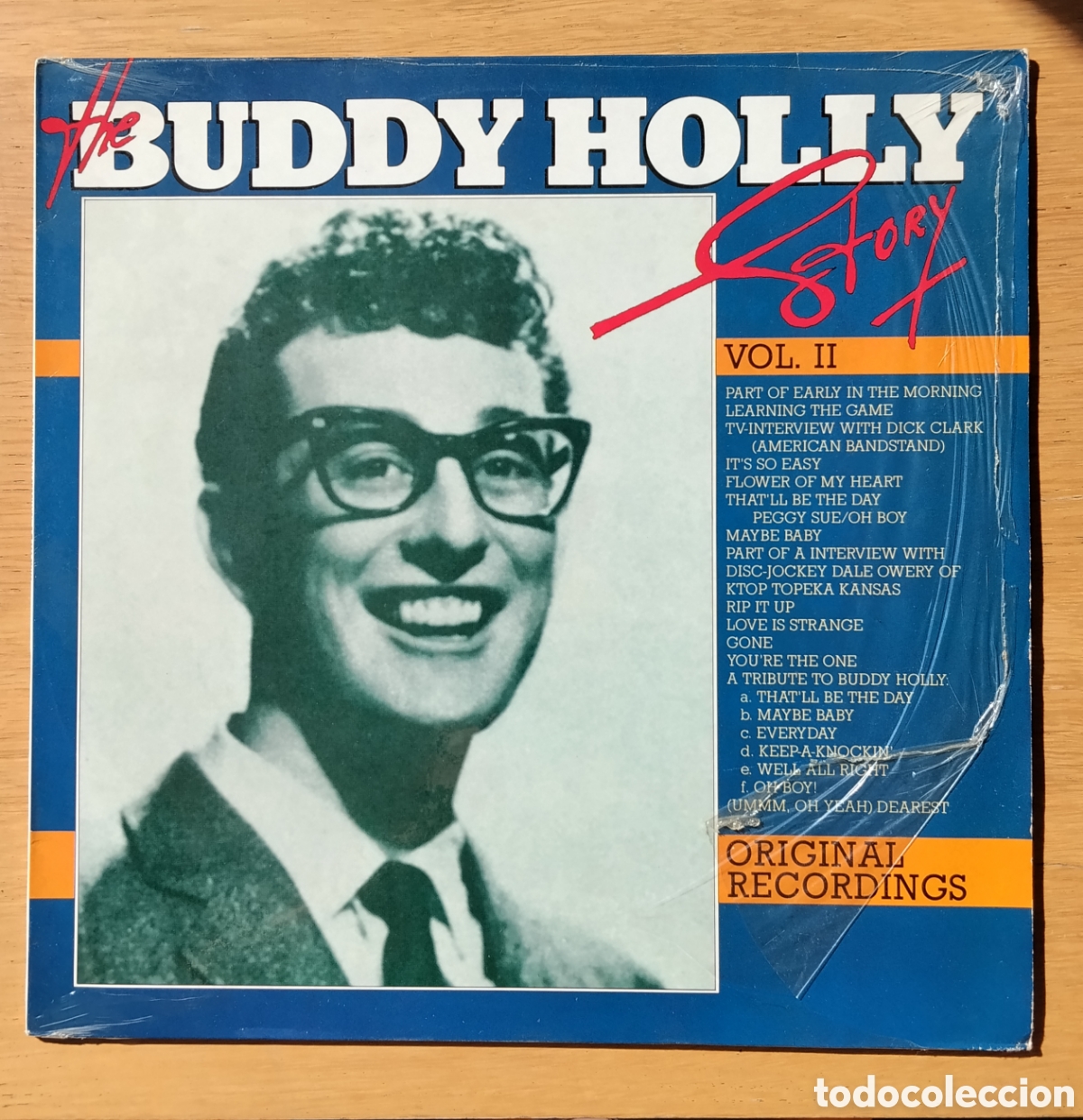 Discos de vinilo: BUDDY HOLLY : &rdquo;THE BUDDY HOLLY STORY (ORIGINAL RECODINGS)VOL. 2&rdquo; LP VINILO - R'N'R-ROCKABILLY
