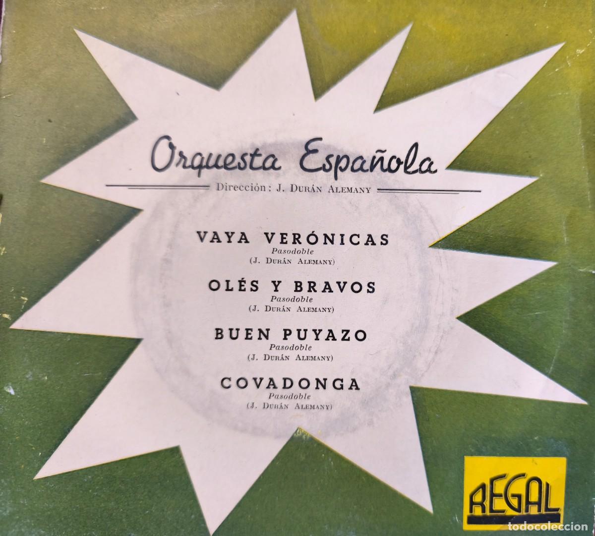 Discos de vinilo: Orquesta Espa&ntilde;ola, J. Dur&aacute;n Alemany