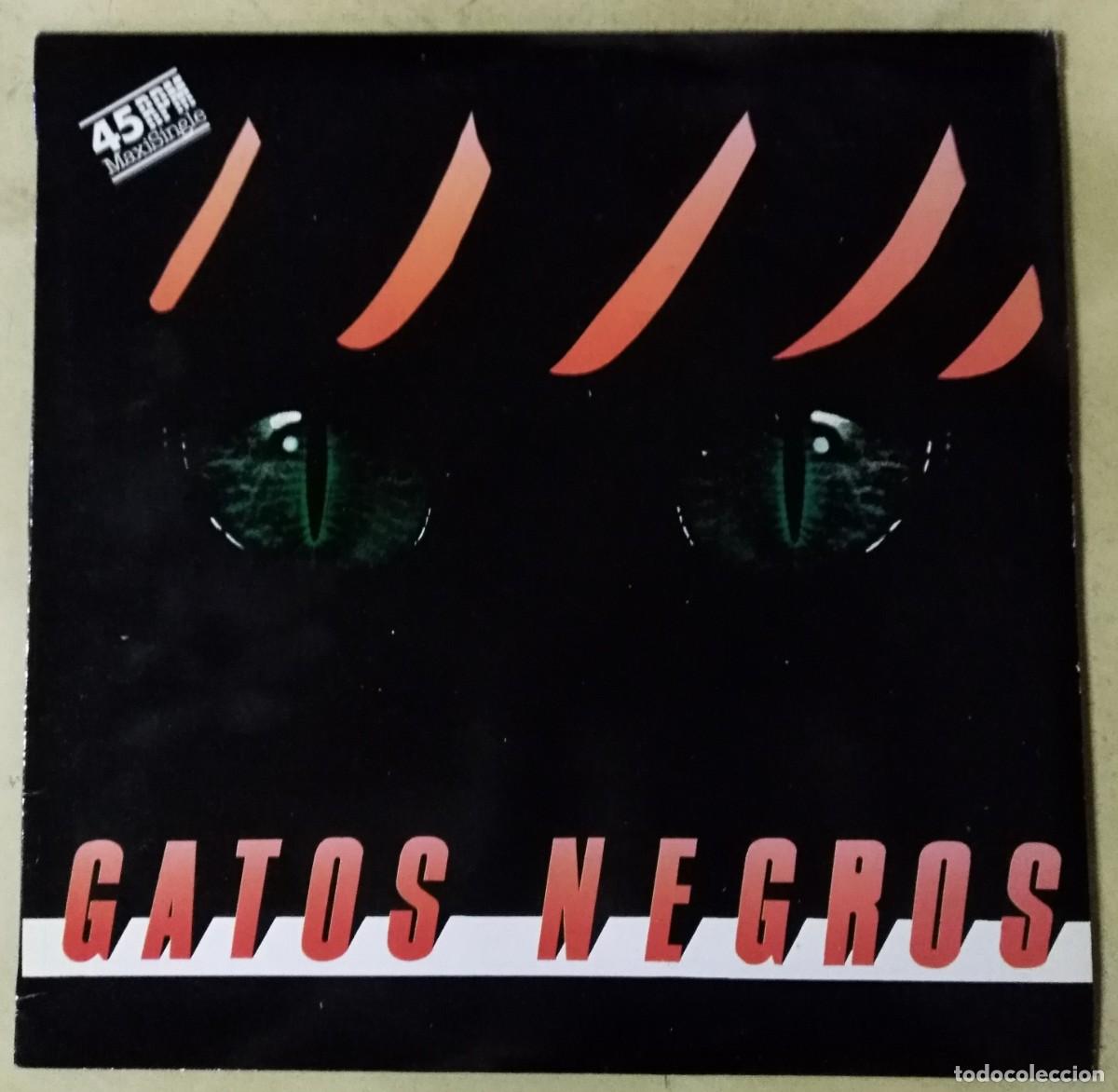 Discos de vinilo: Disco LP.Gatos Negros.Vamos en un Rolls.1985