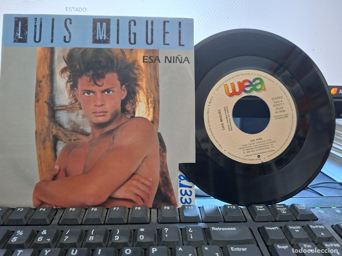 Discos de vinilo: LUIS MIGUEL - ESA NI&Ntilde;A - SINGLE DE VINILO PROMOCIONAl - C- 63