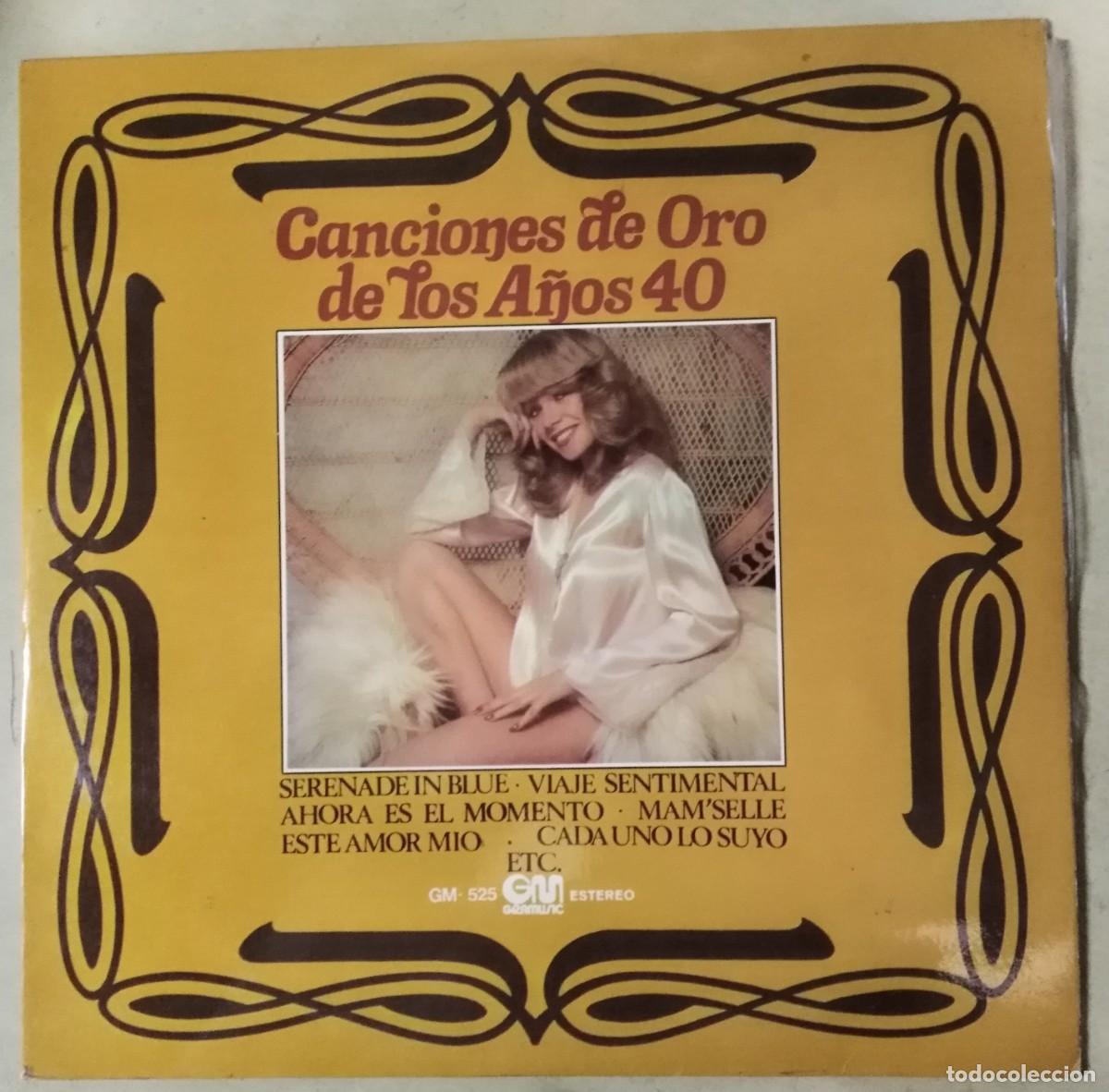 Discos de vinilo: Disco LP.Canciones de Oro de los a&ntilde;os 40.1976