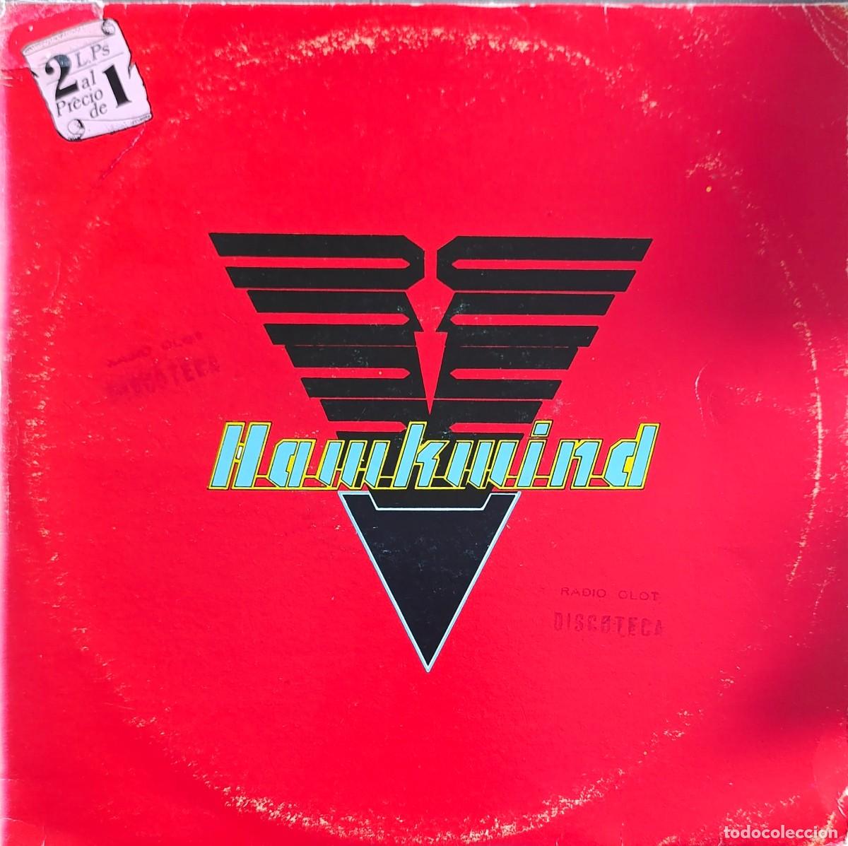 Discos de vinilo: HAWKWIND &ndash; HAWKWIND 2LP 1983 RARA EDICION ESPA&Ntilde;OLA - SPACE ROCK HARD ROCK MOTORHEAD