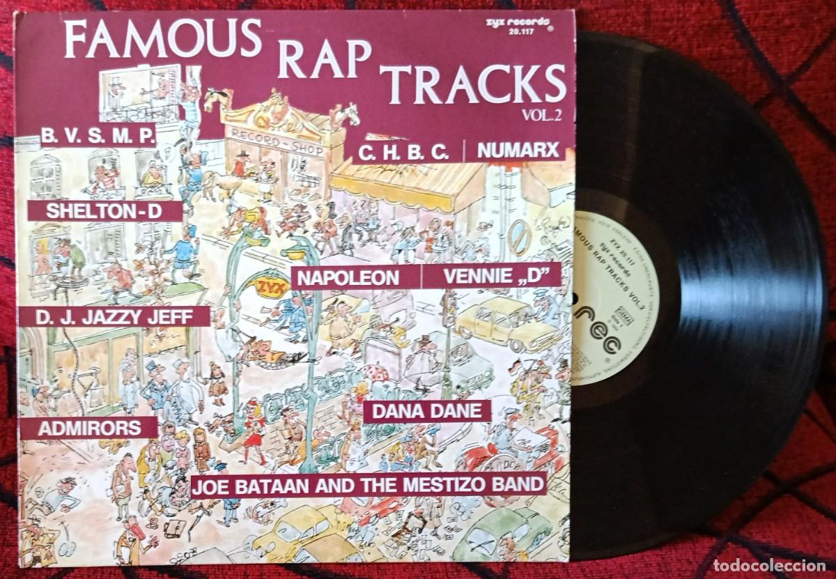 Discos de vinilo: FAMOUS RAP TRACKS VOL. 2 LP VINILO ALEMANIA 1988 ADMIRORS D.J. Jazzy Jeff - Fresh Prince NUMARX