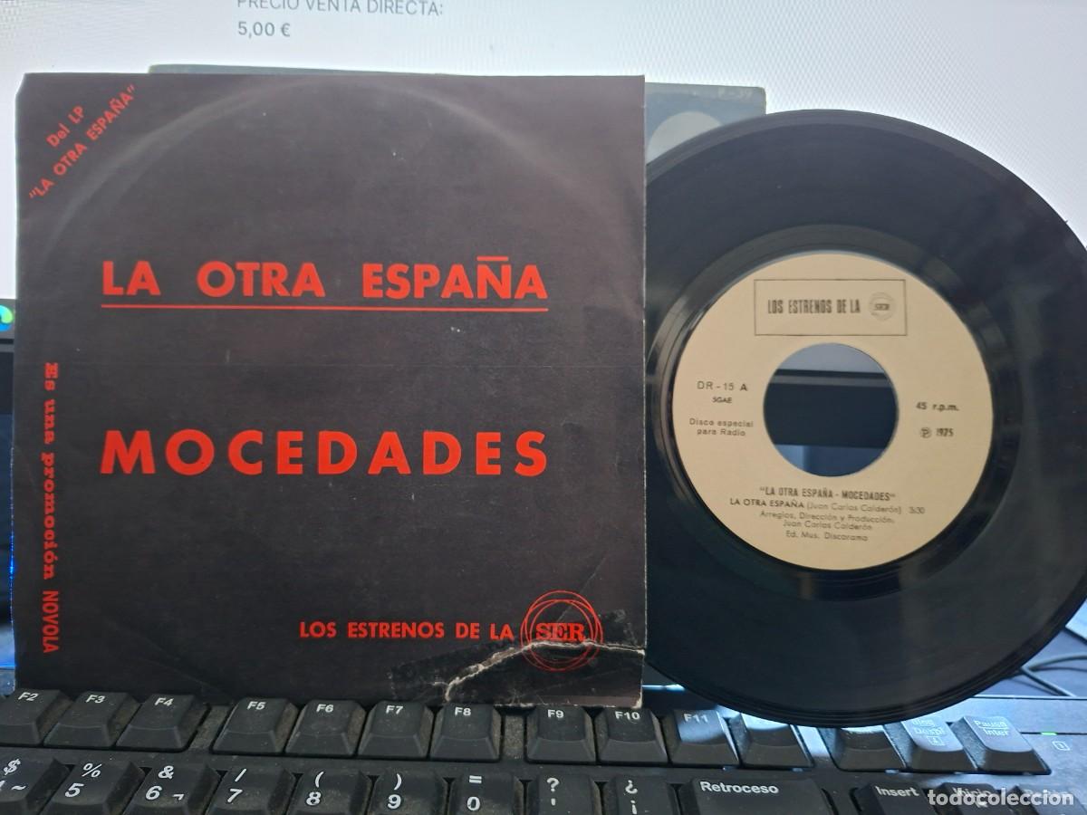 Discos de vinilo: MOCEDADES - LA OTRA ESPA&Ntilde;A - SINGLE DE VINILO PROMOCIONAL LOS ESTRENOS DE LA SER - C- 63