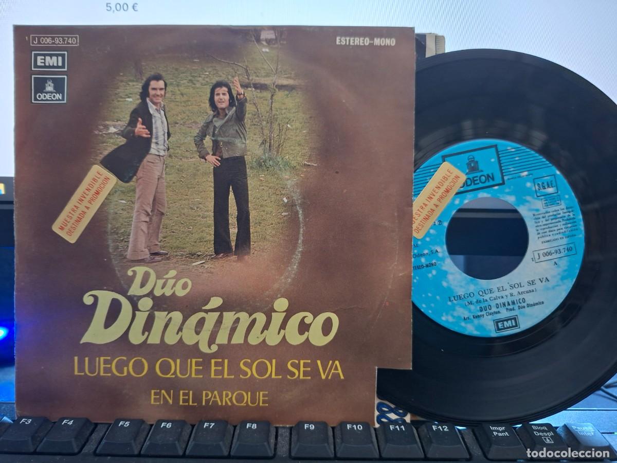 Discos de vinilo: DUO DINAMICO - LUEGO QUE EL SOL SE VA - SINGLE DE VINILO - C- 63