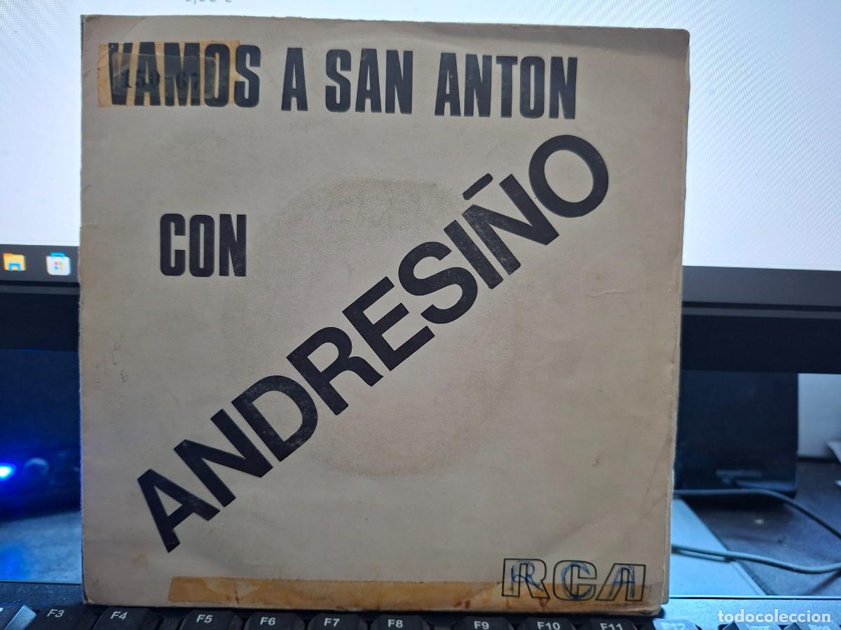 Vinyl records: ADRES DO BARRO - VAMOS A SAN ANTON - SINGLE DE VINILO PROMOCIONAL - C- 63