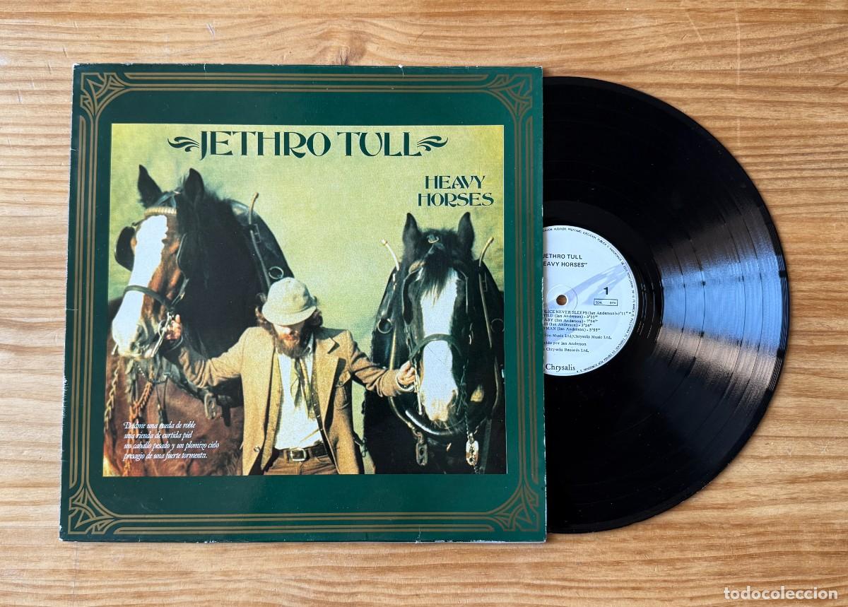 Vinyl records: Jethro Tull &lrm;&ndash; Heavy Horses. Spain 1978