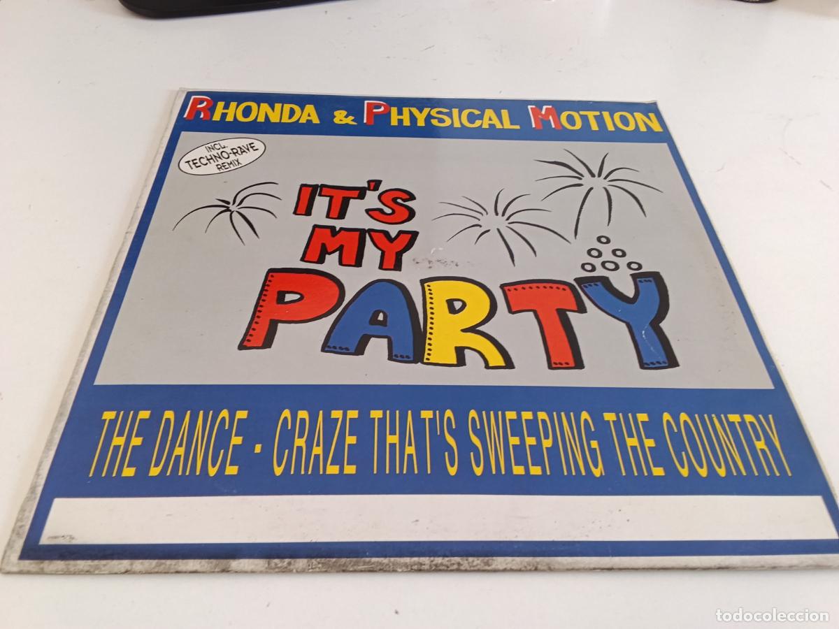 Discos de vinilo: Rhonda & physical Motion -it's my Larry.maxi