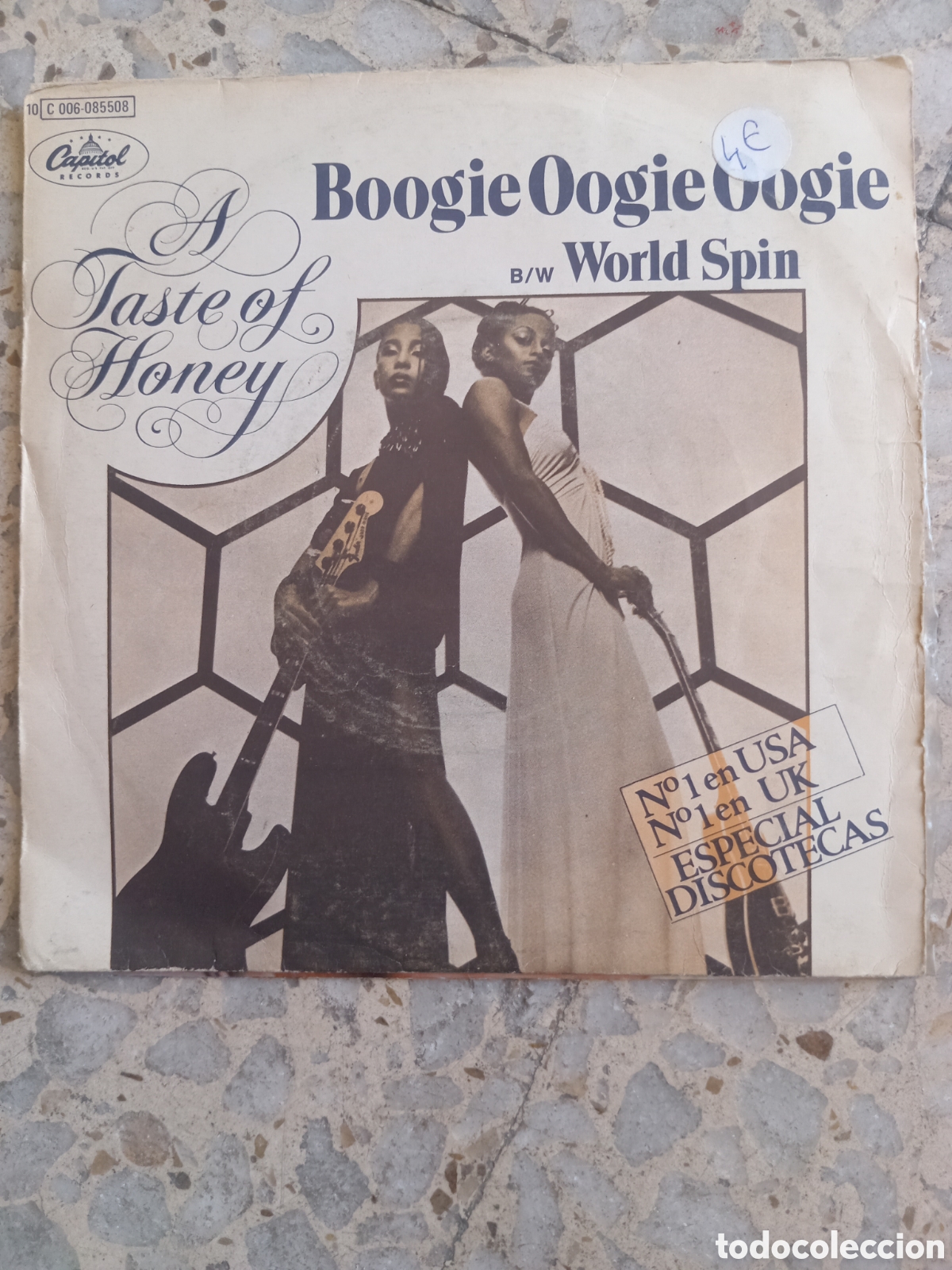 Discos de vinilo: SGL A TASTE OF HONEY BOOGIE OOGIE OOGIE 1978