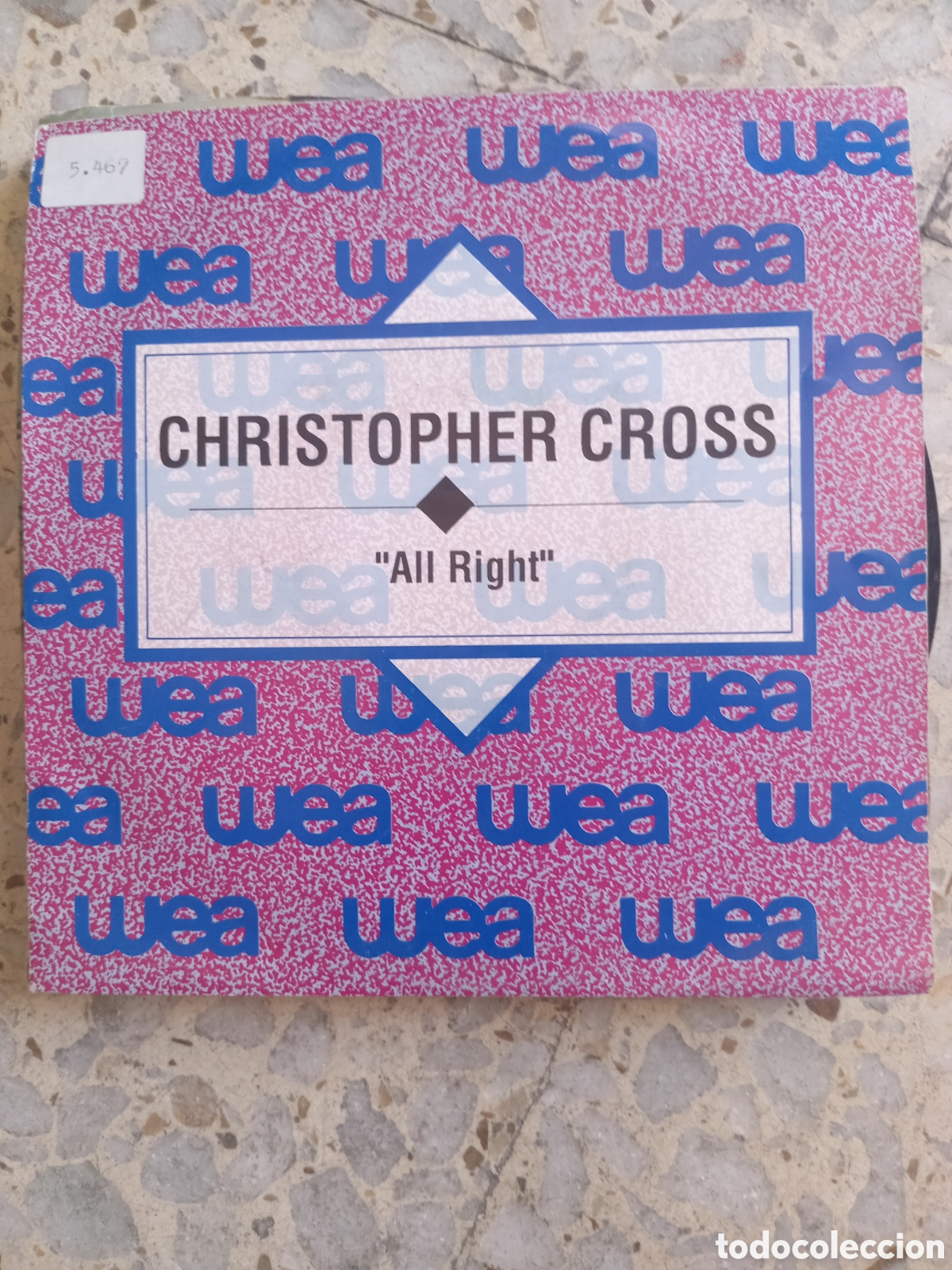 Dischi in vinile: SGL CHRISTOPHER CROSS ALL RIGHT 1992 PROMO