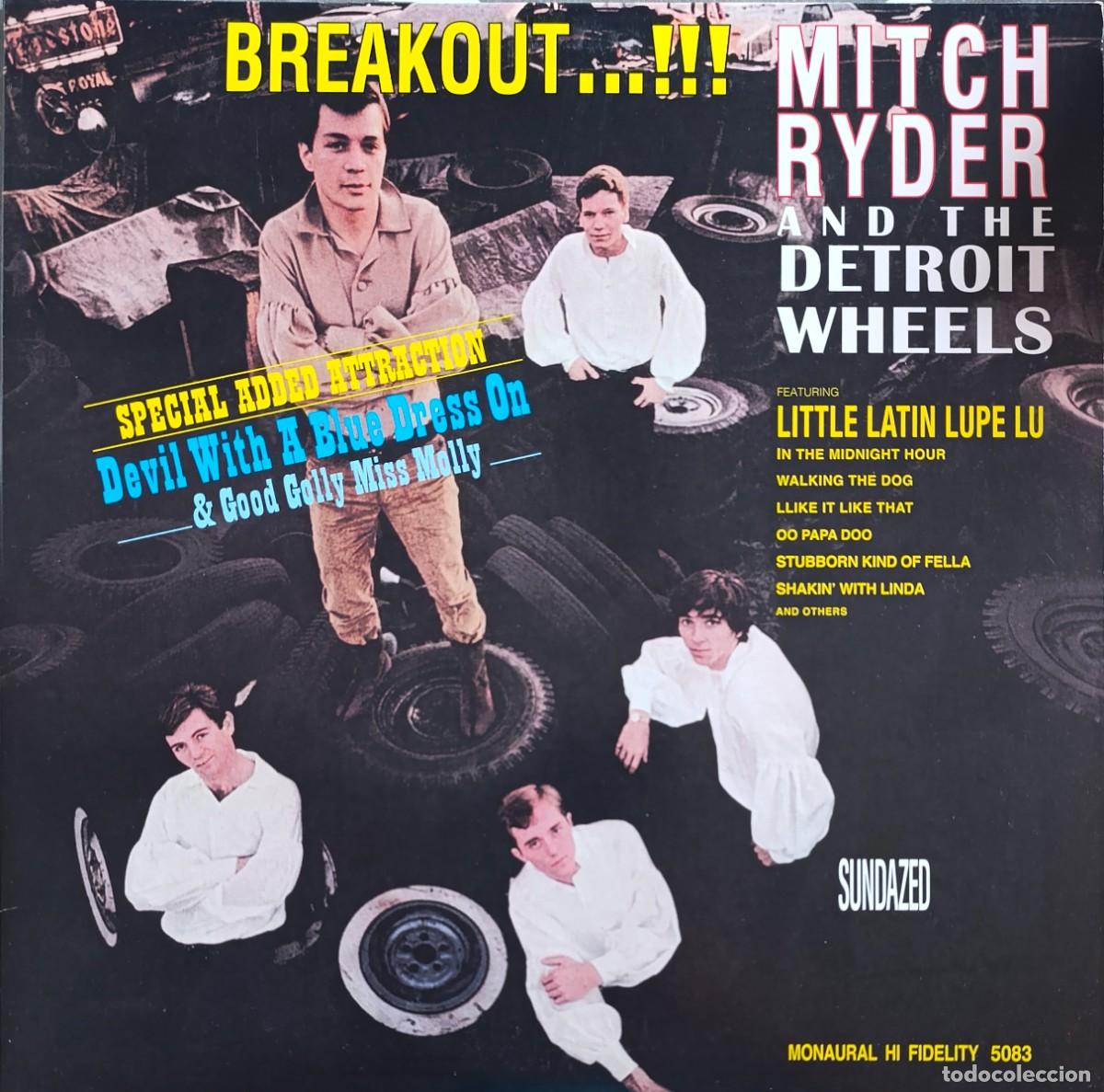 Discos de vinilo: MITCH RYDER AND THE DETROIT WHEELS BREAKOUT...!!! LP 1966 REEDICON 2002 SUNDAZED KILLER ALBUM!!