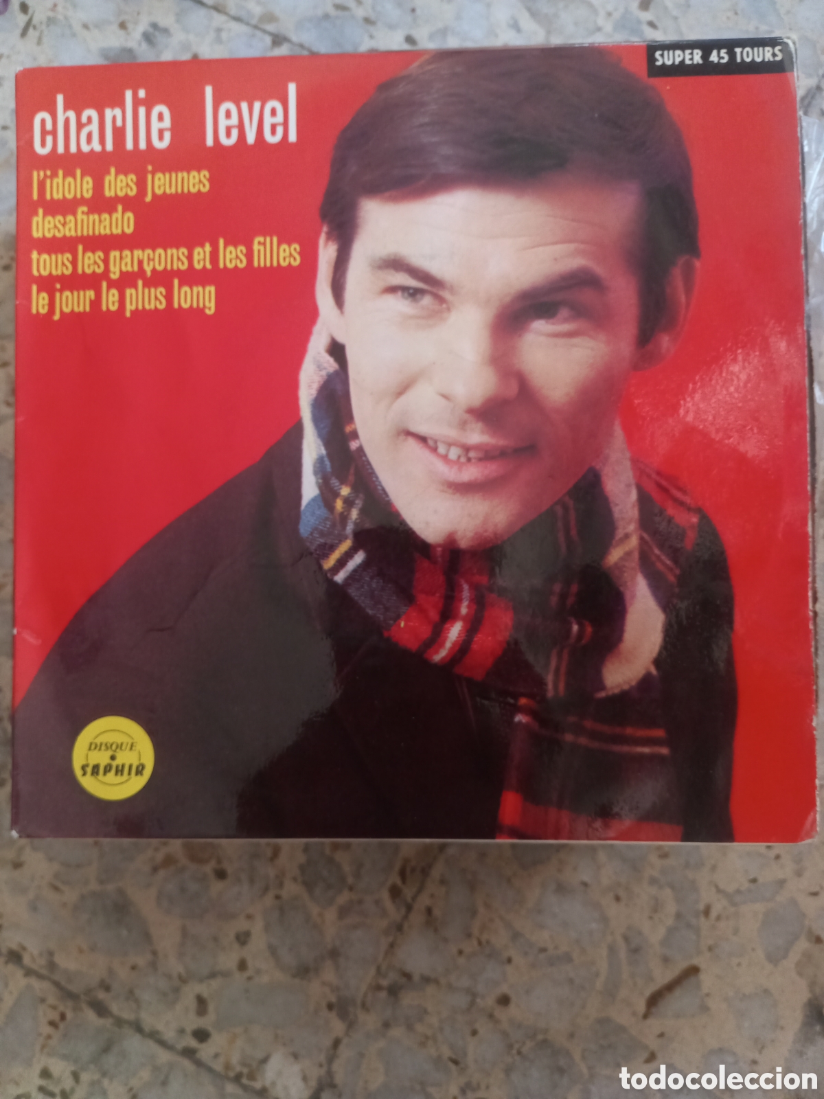 Discos de vinilo: EP CHARLIE LECER L&acute;IDOLE DES JEUNES 1962 FRANCIA