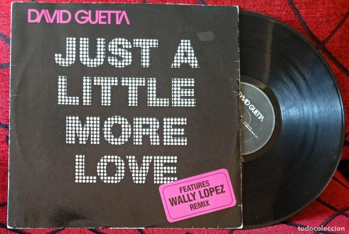 Discos de vinilo: DAVID GUETTA ** Just A Little More Love ** MAXI SINGLE VINILO 2003