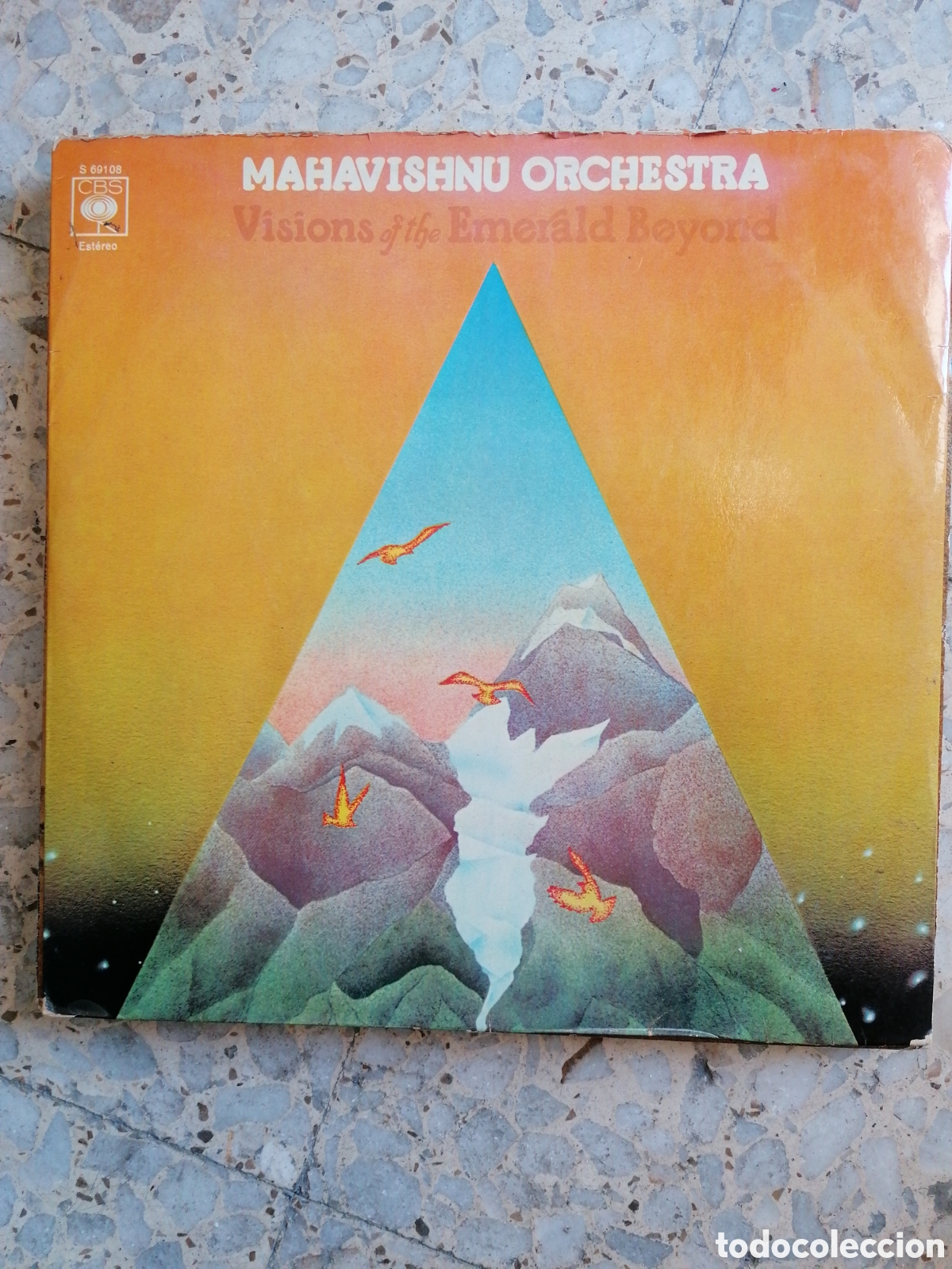 Discos de vinilo: LP MAHAVISHNU ORCHESTRA VISION OF THE EMERALD BEYOND ESPA&Ntilde;OL 1975 CON ENCARTES