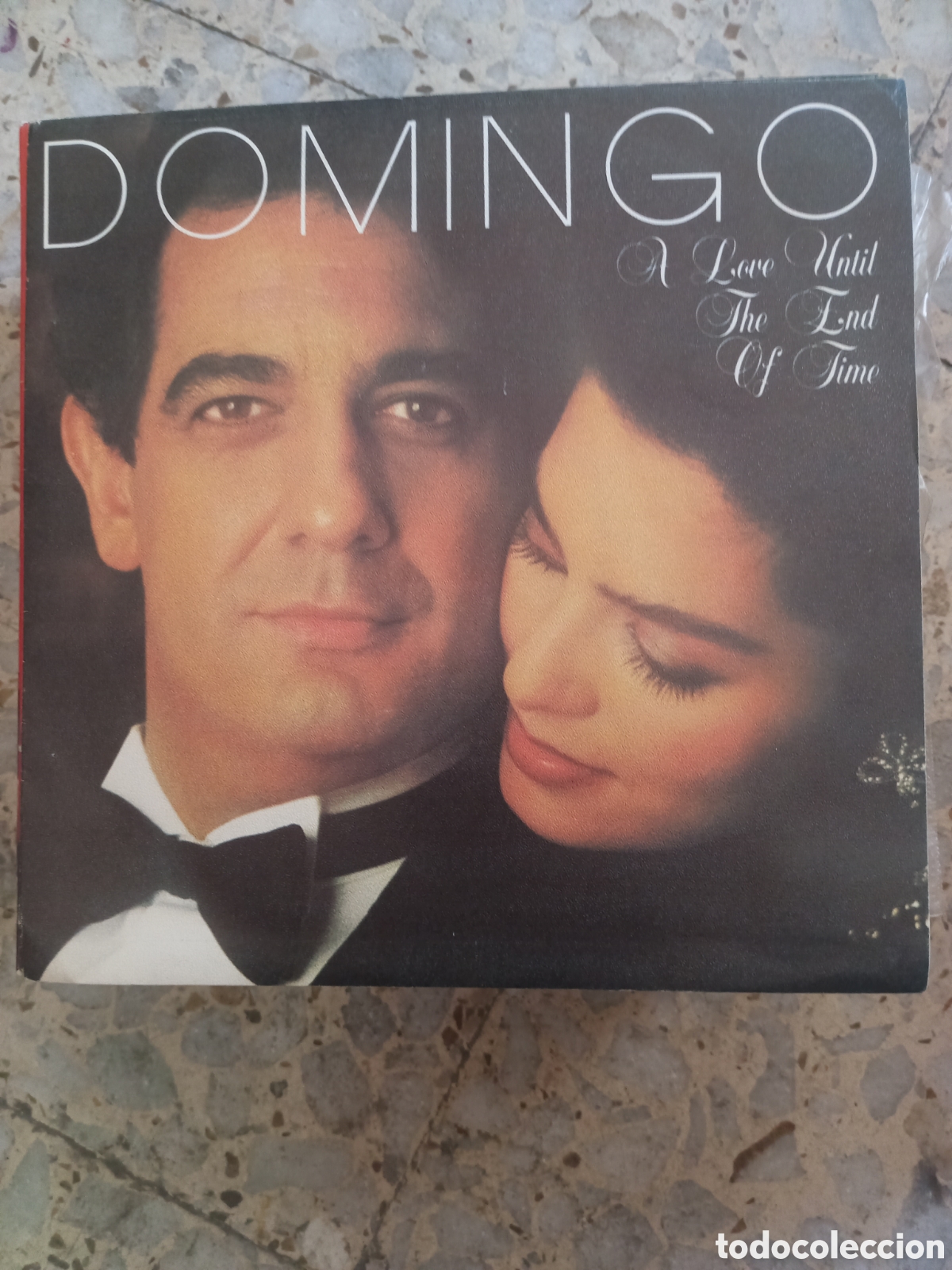 Discos de vinilo: SGL PLACIDO DOMINGO A LOVE UNTIL THE END OF TIME 1985 PROMO