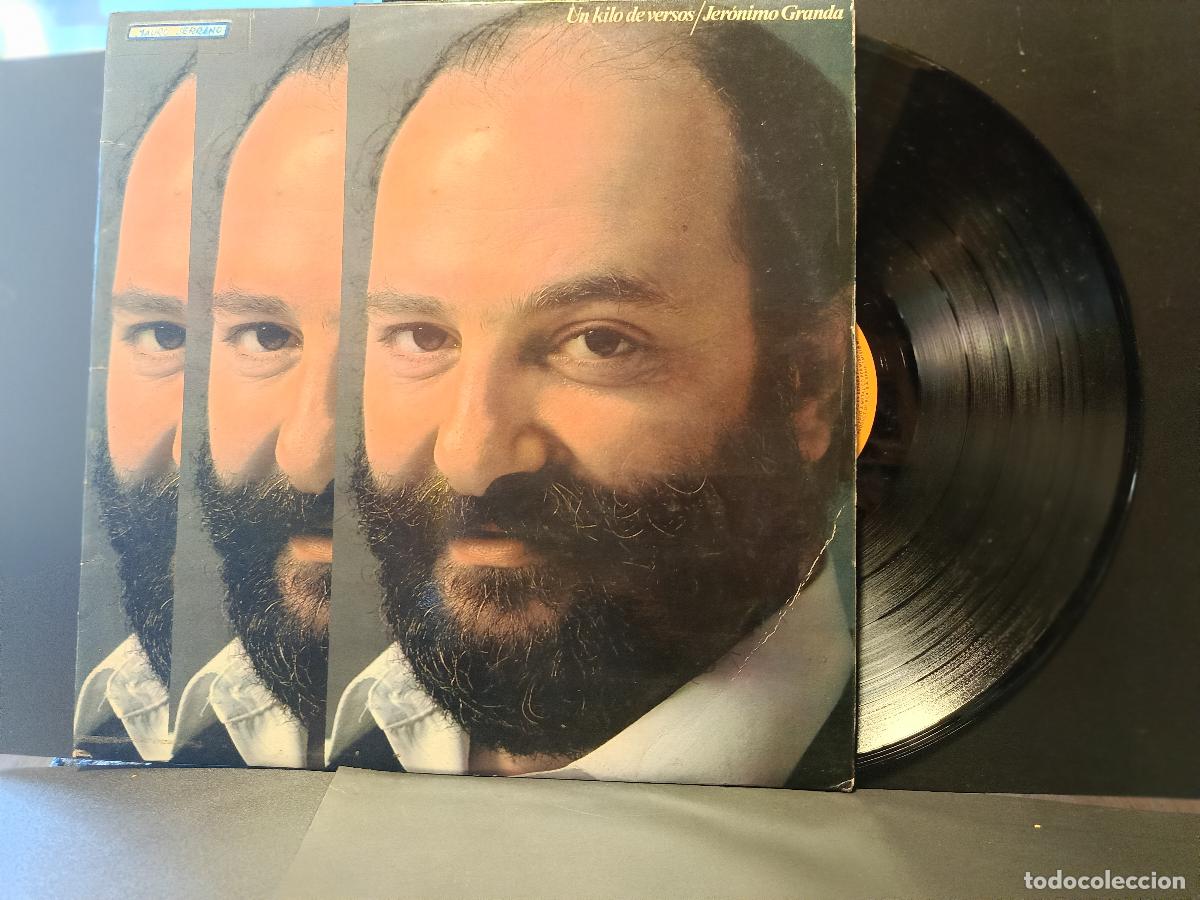 Discos de vinilo: lp JERONIMO GRANDA Un kilo de versos (R.C.A.1982) asturias pepeto