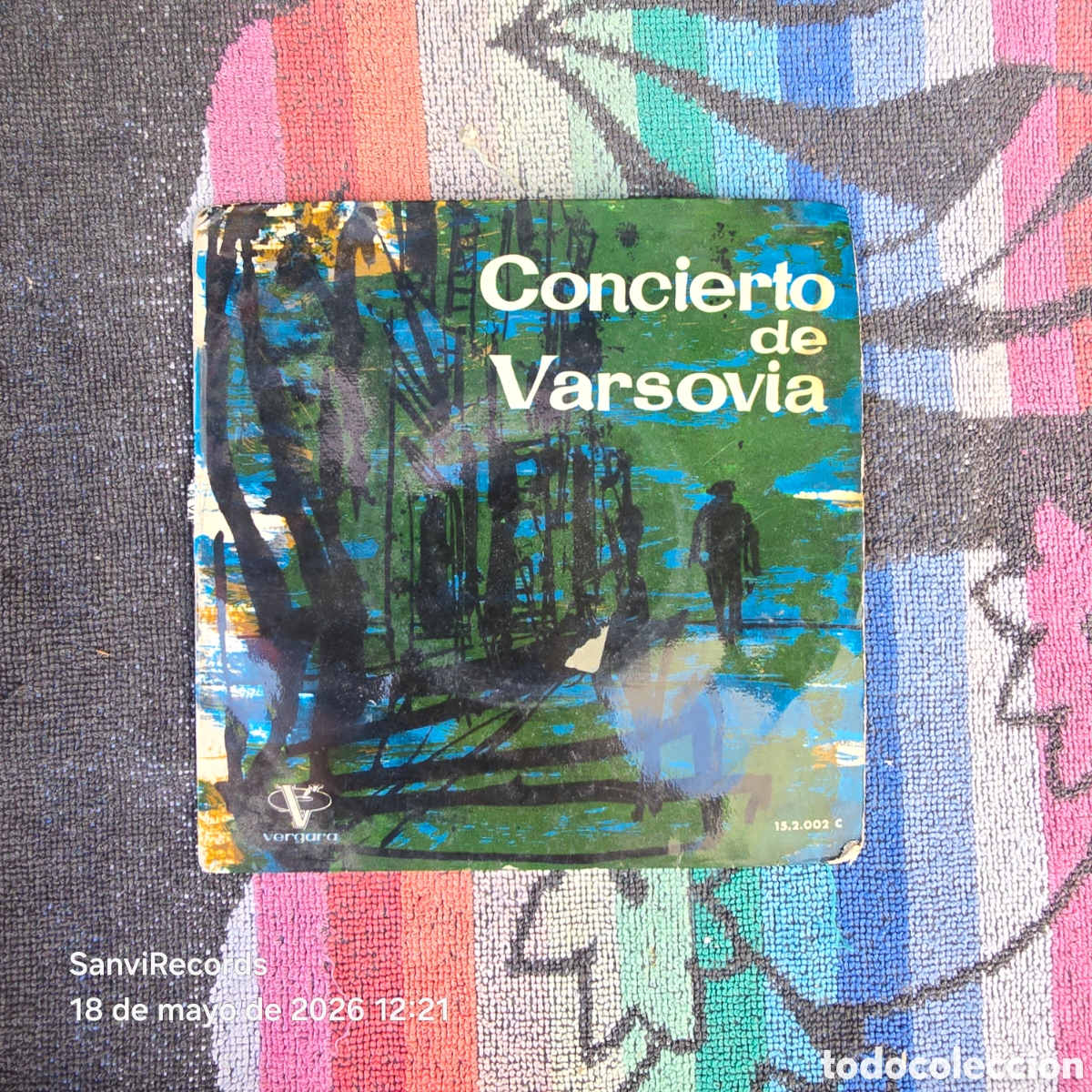 Discos de vinilo: [EP] RICHARD ADDINSELL: CONCIERTO DE VARSOVIA (VERGARA) (1961)