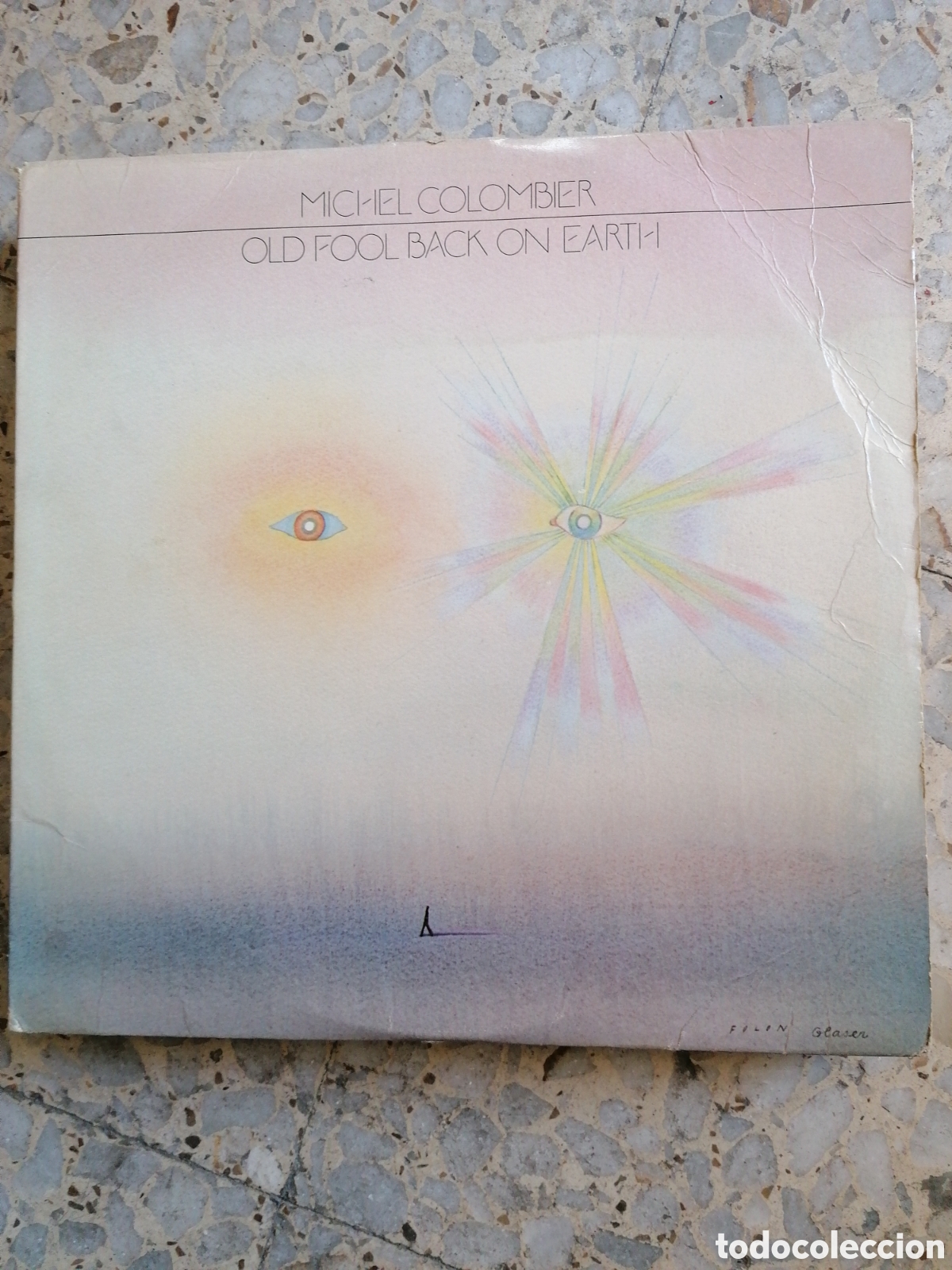 Vinyl-Schallplatten: 2LP MICHEL COLOMBIER OLD FOOL BLACK ON EARTH 1983 USA CON ENCARTES
