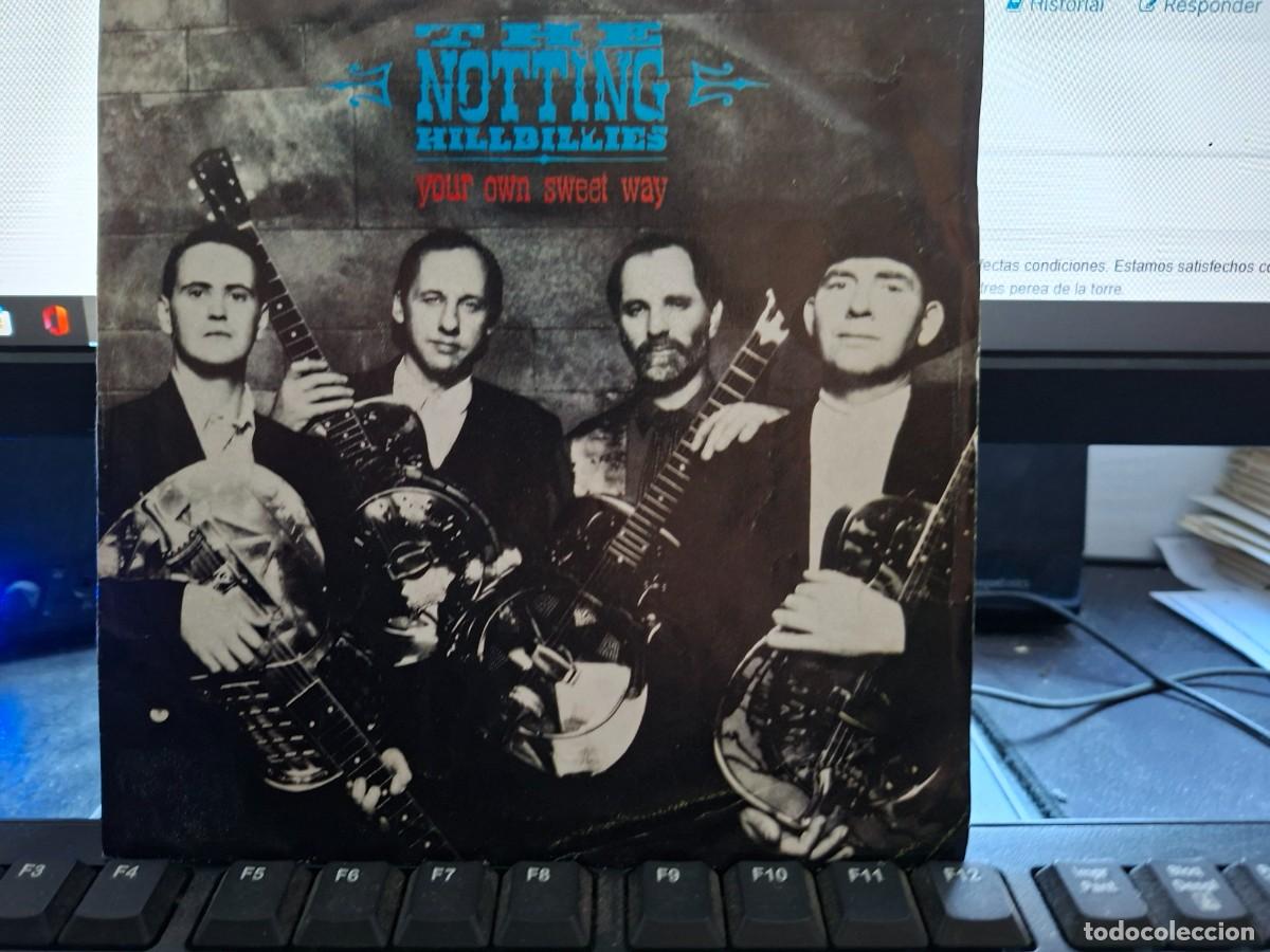 Discos de vinilo: THE NOTTING HILLBILLIES MARK KNOPFLER DIRE STRAITS - YOUR OWN SWEET WAY - SINGLE DE VINILO - C- 63