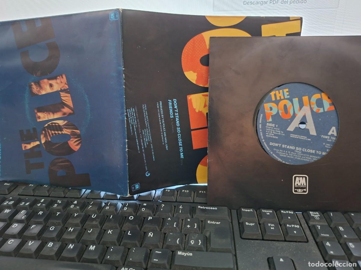 Discos de vinilo: THE POLICE - DON'T STAND SO CLOSE TO ME - SINGLE DE VINILO CON POSTER - C- 63